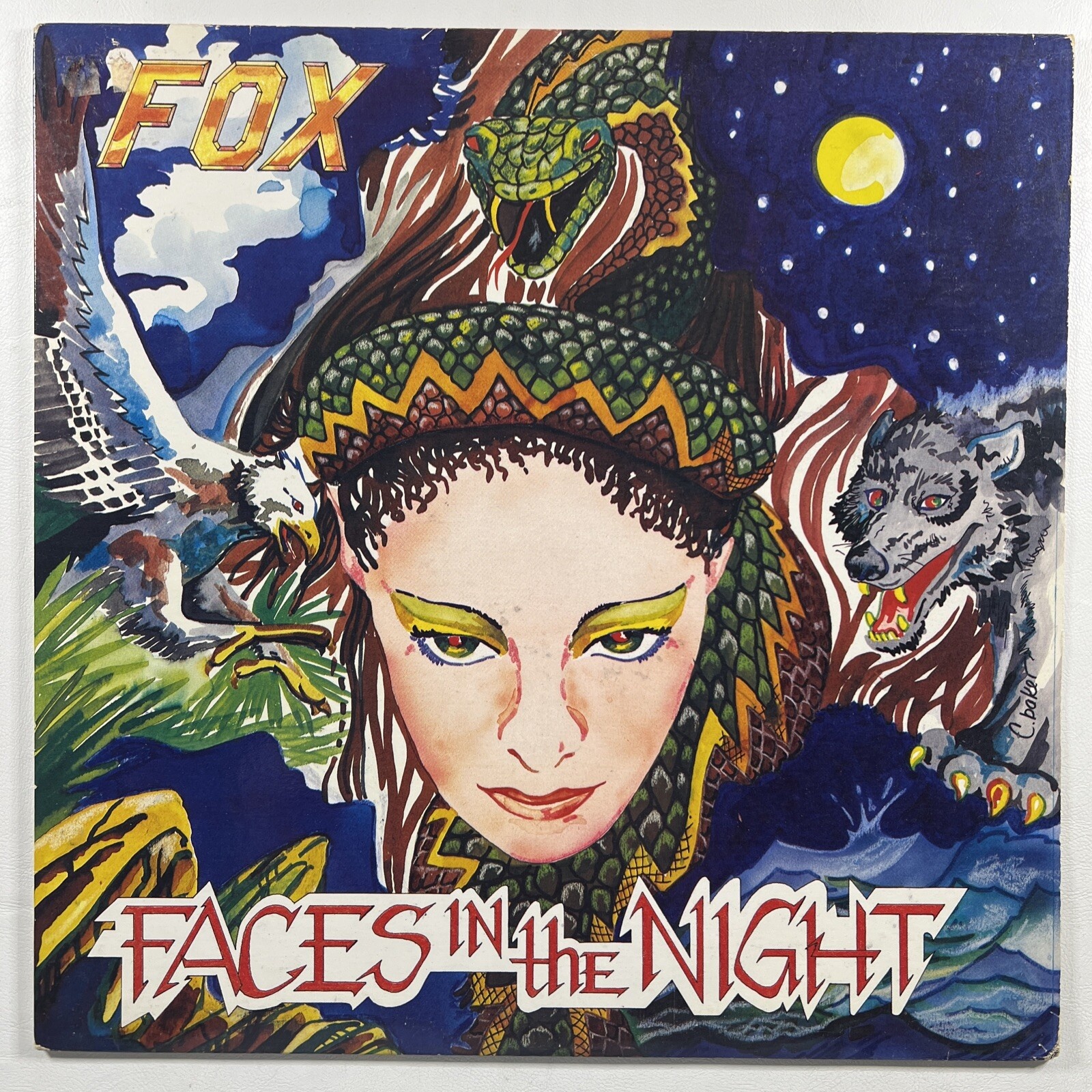 Fox “Faces In The Night” LP/Madison Avenue WRA1-309 (VG+) Canada 1986
