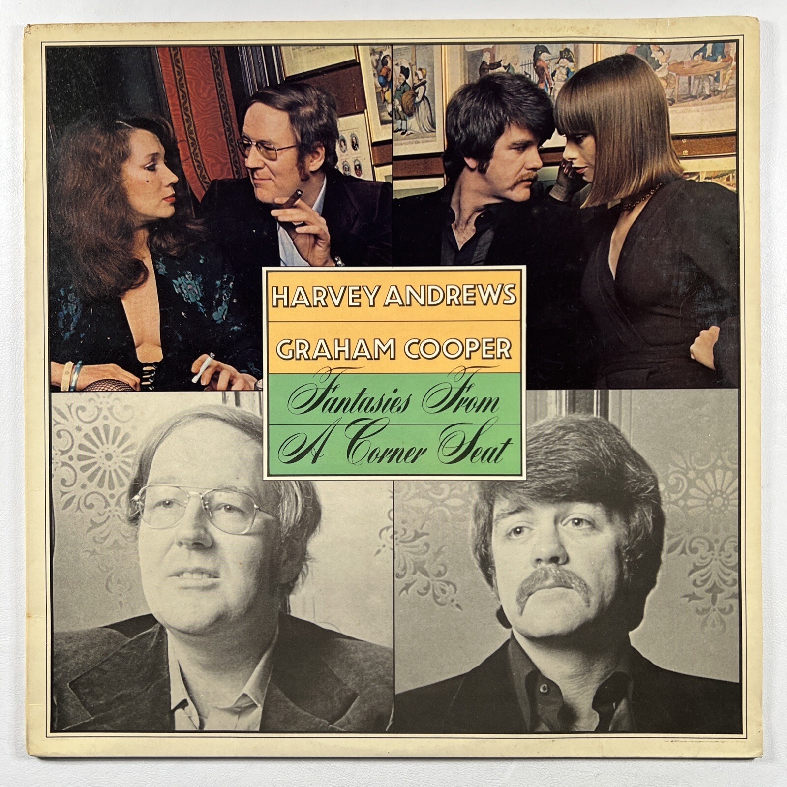 Harvey Andrews & Graham Cooper “Fantasies From A Corner Seat” LP/TRA 298 (EX) UK