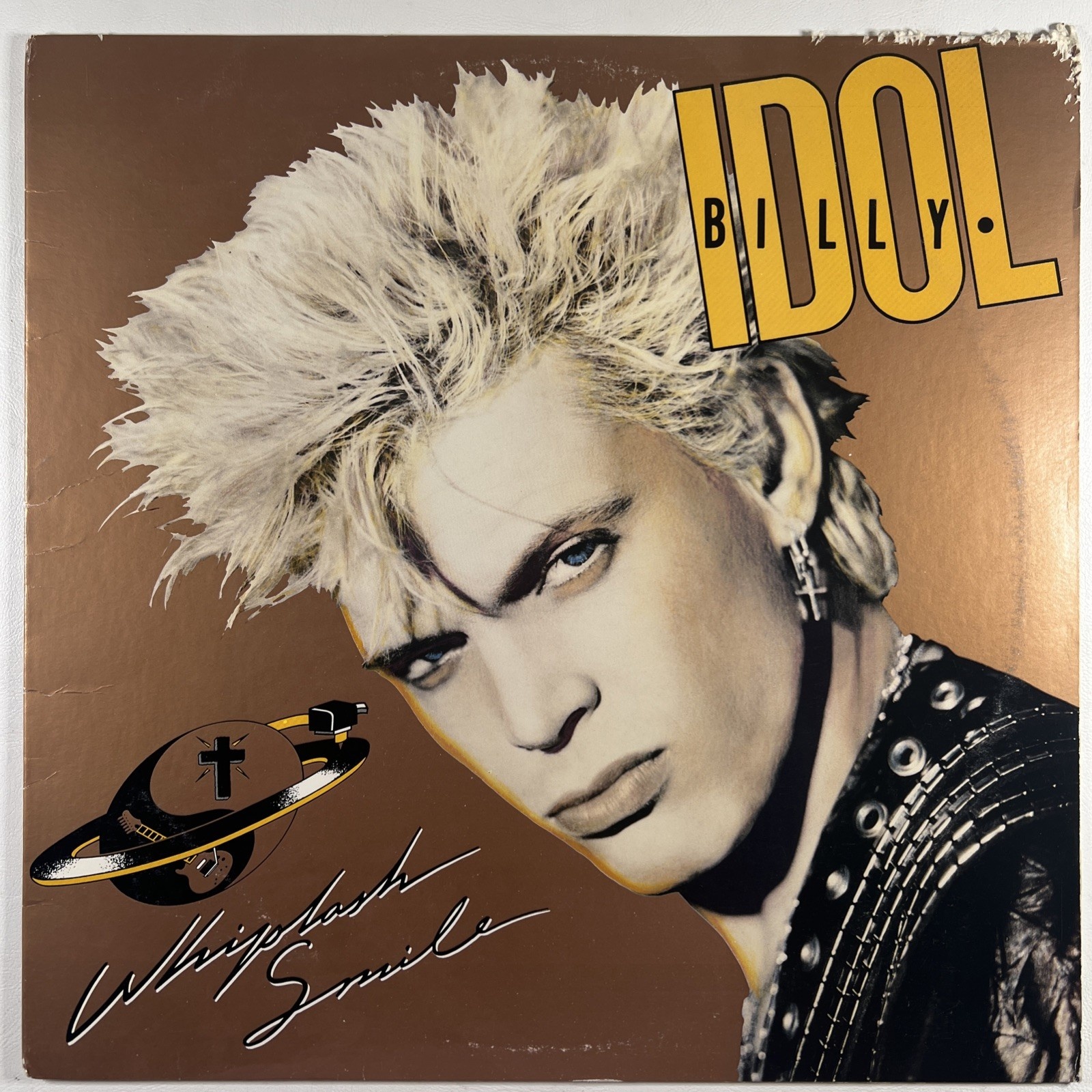 Billy Idol “Whiplash Smile” LP/Chrysalis OV 41514 (EX) 1986