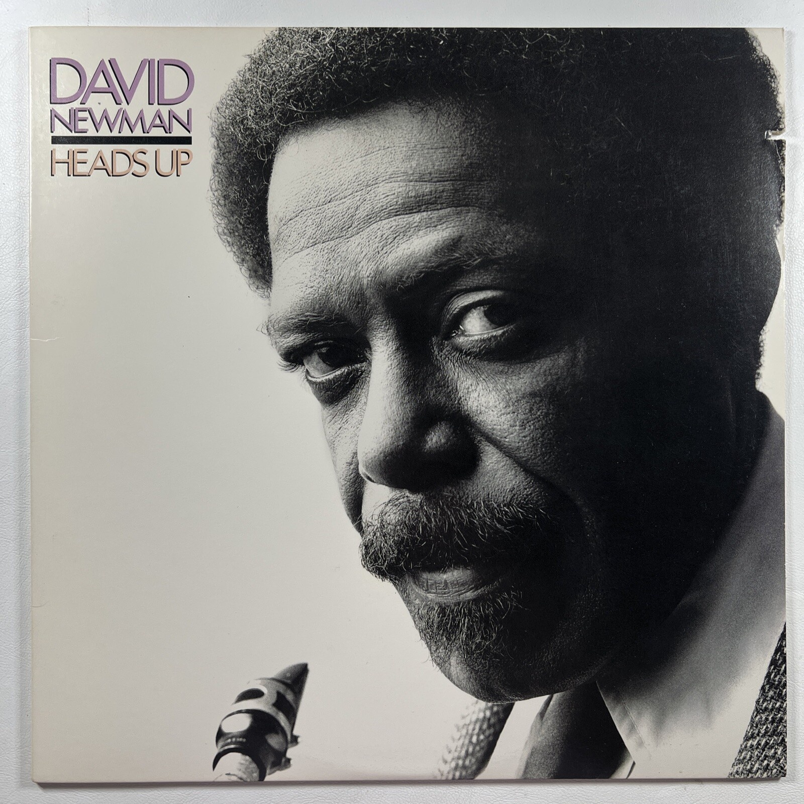 David Newman “Heads Up” LP/Atlantic 81725-1 (NM) 1987