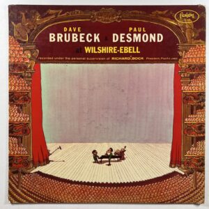 Dave Brubeck & Paul Desmond Wiltshire-Ebell LP/Fantasy 3349 (G) Red Vinyl 1957