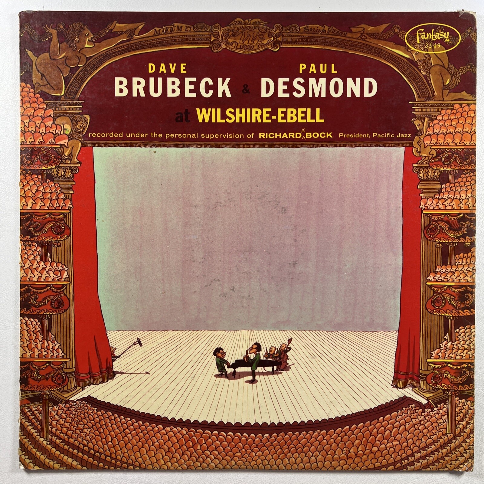 Dave Brubeck & Paul Desmond Wiltshire-Ebell LP/Fantasy 3349 (G) Red Vinyl 1957