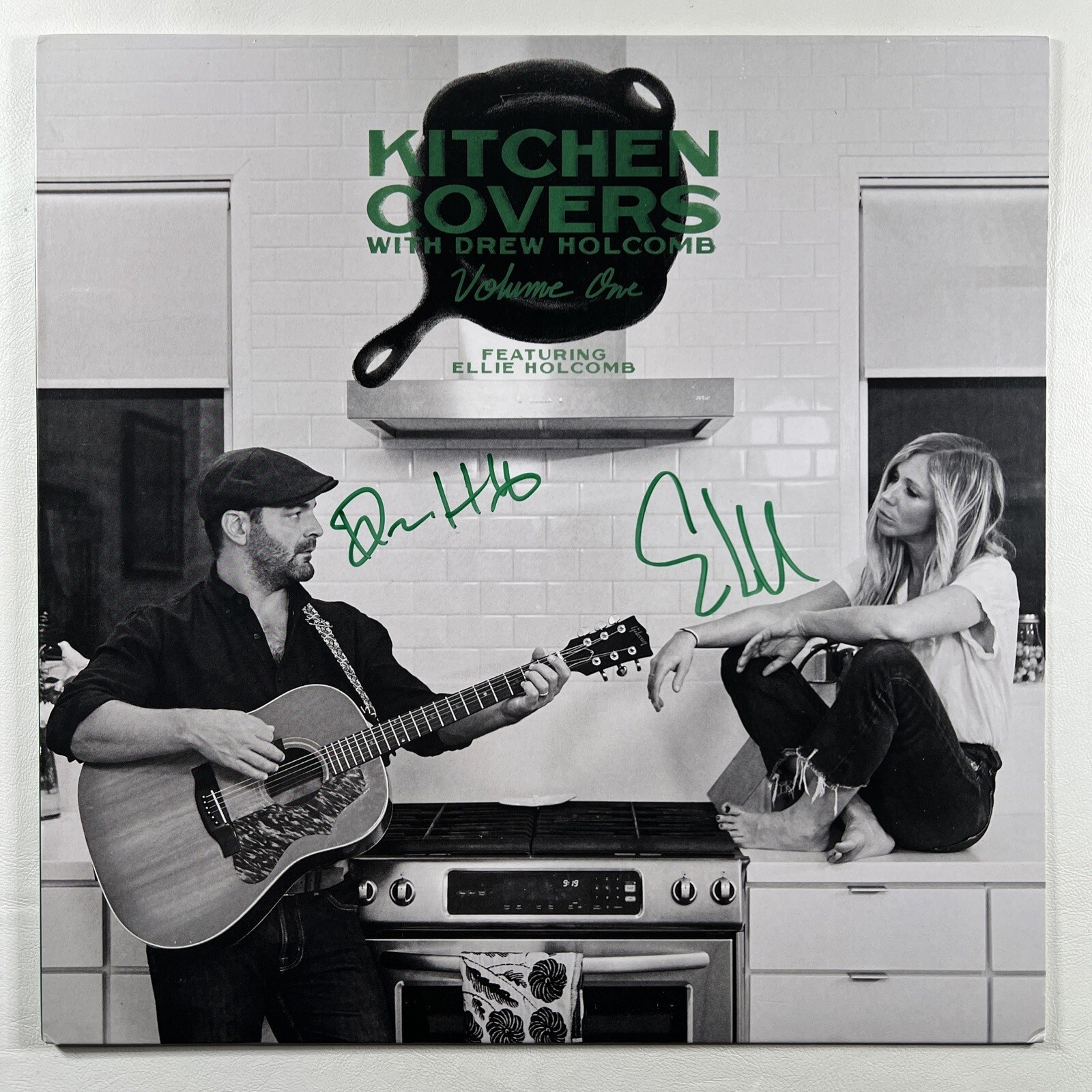 Drew Holcomb “Kitchen Covers Volume One” (2020) Green Vinyl, LTD, Autographed