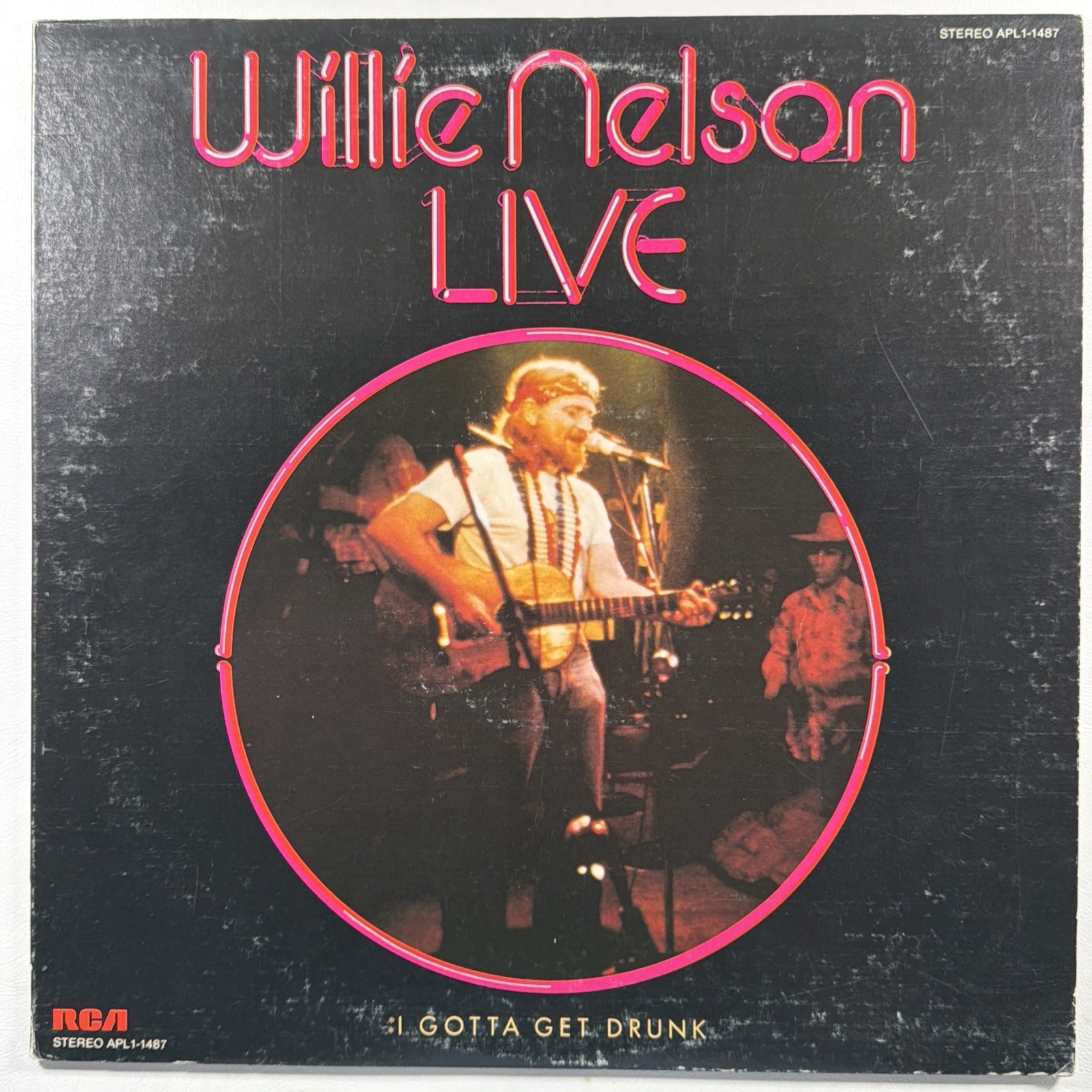 Willie Nelson – Willie Nelson Live LP RCA – AFL1-1487 NM 1976 Promo