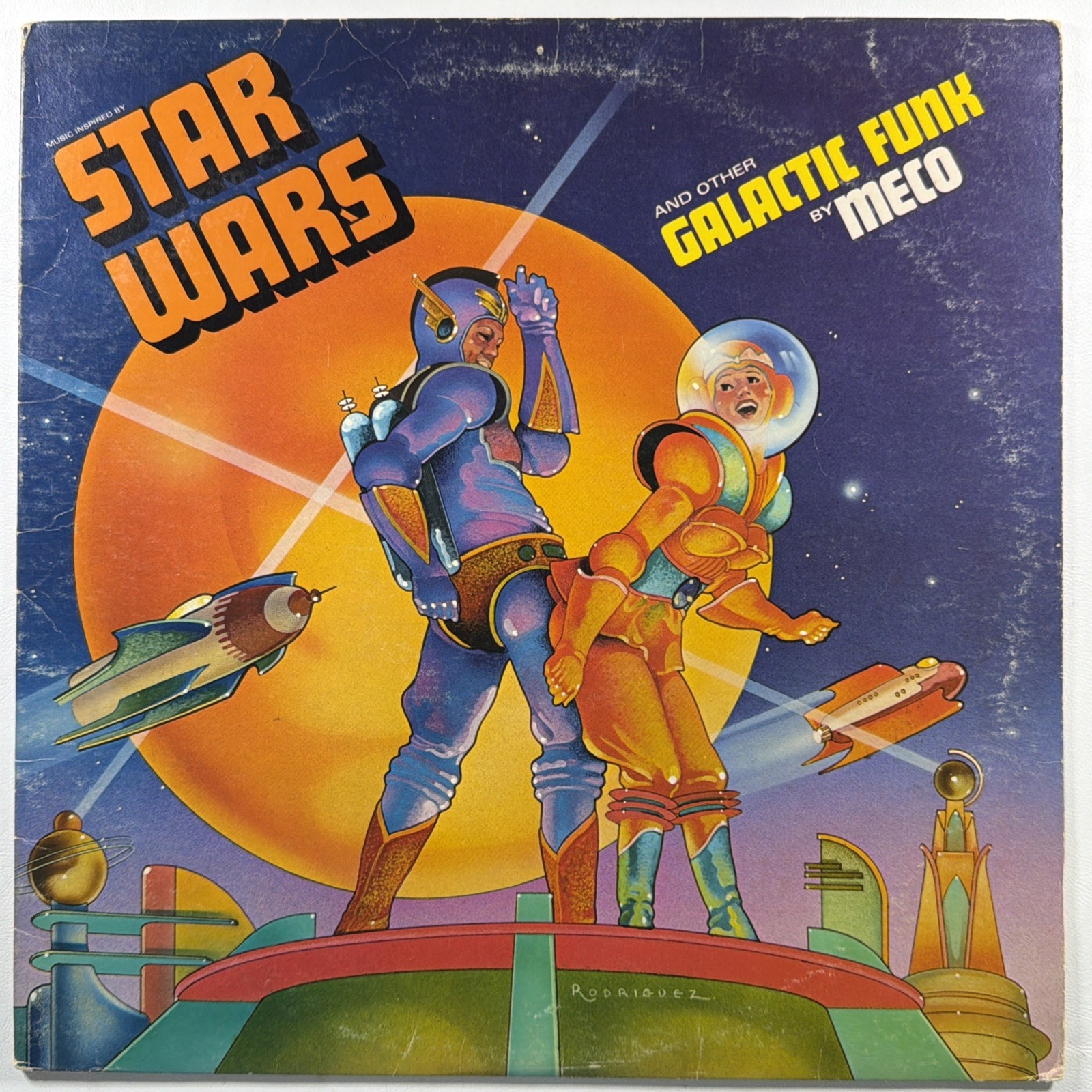 Star Wars And Other Galactic Funk Meco Monardo LP Millennium MNLP 8001 VG+ 1977
