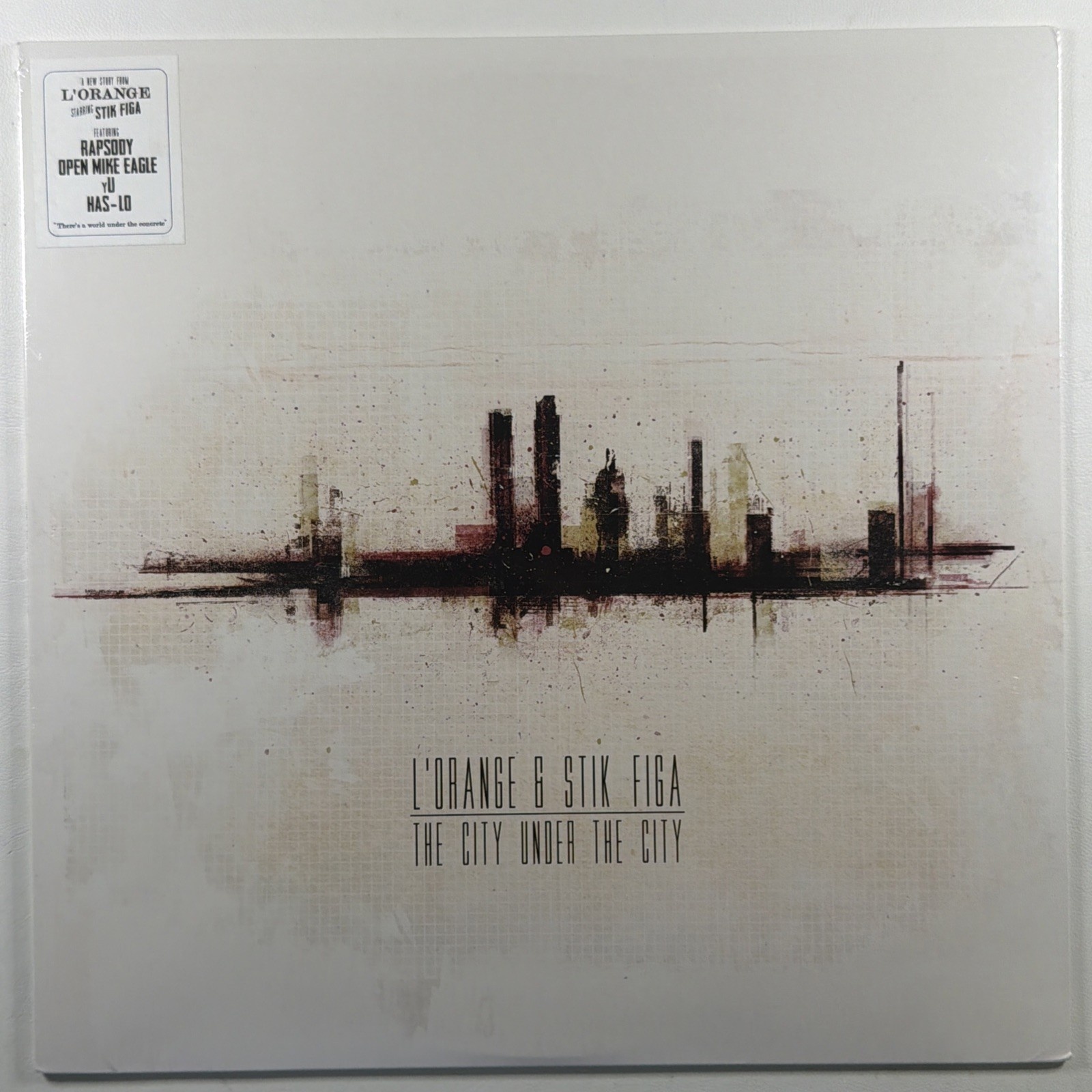 L'Orange & Stik Figa - The City Under The City LP Mello Music Sealed 2013 Hype