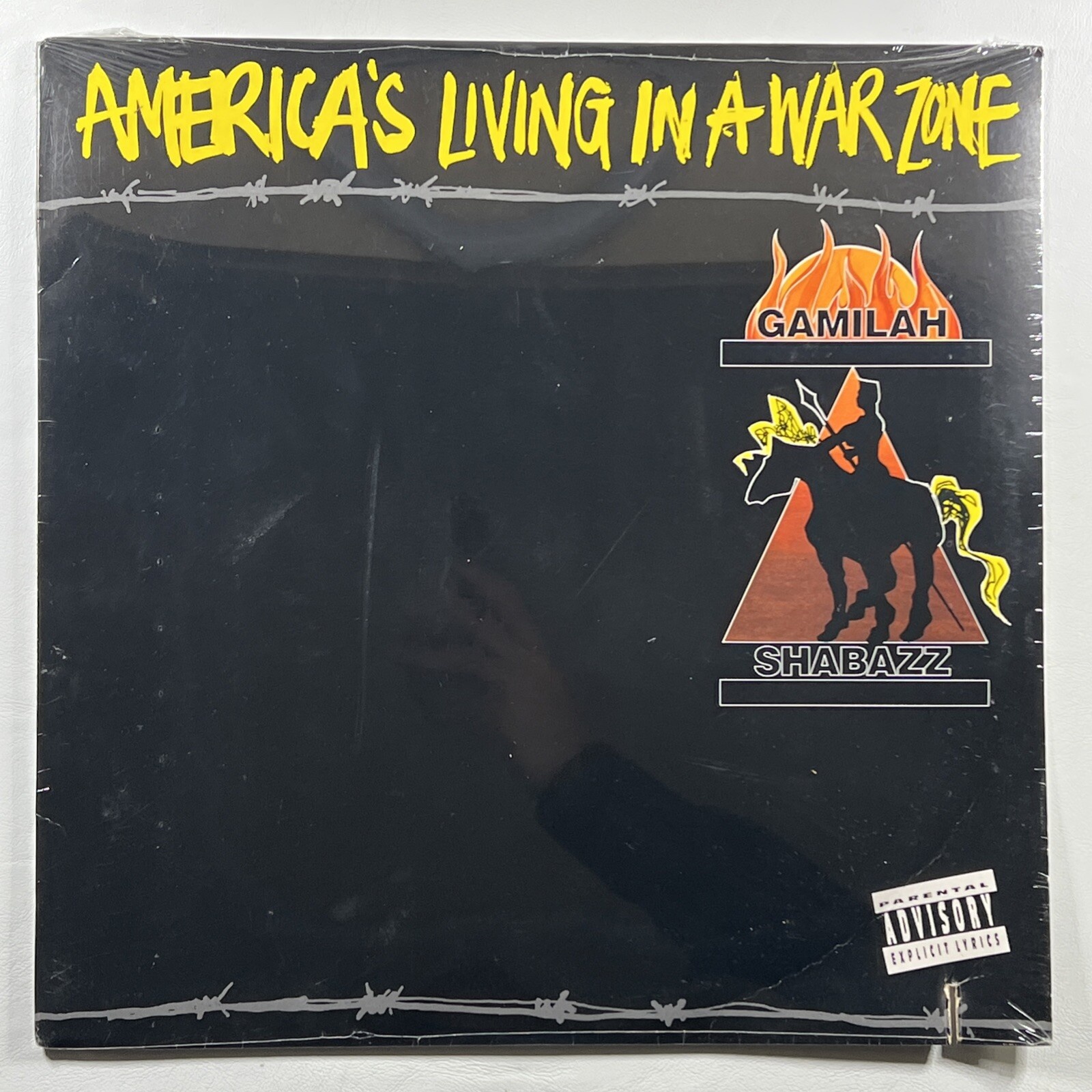 Gamilah Shabazz “America's Living In A War Zone” LP/BMS 62405-1 (Sealed) 1992