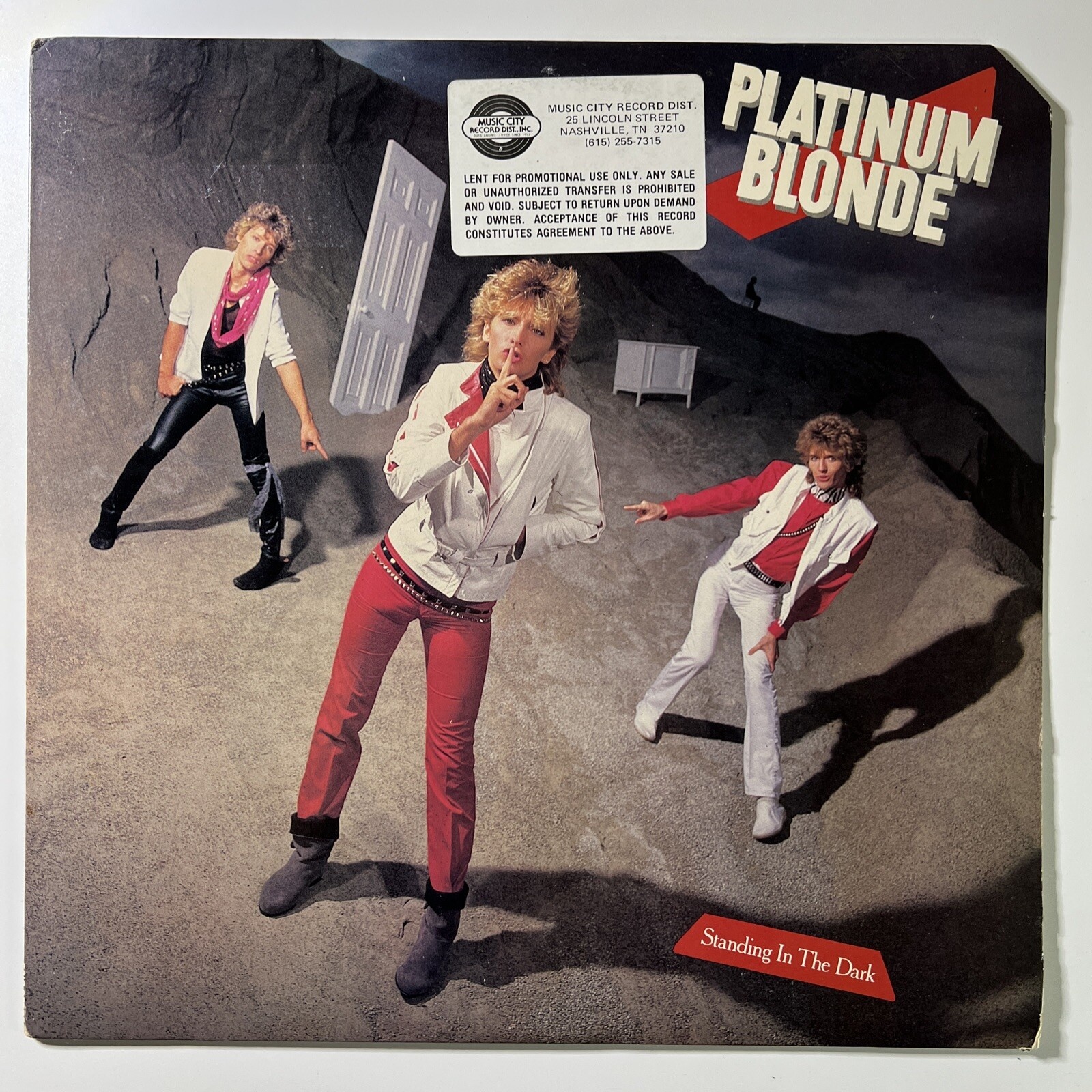 Platinum Blonde “Standing In The Dark” Rare Promo LP/BFE39300 (EX) 1983 Numbered