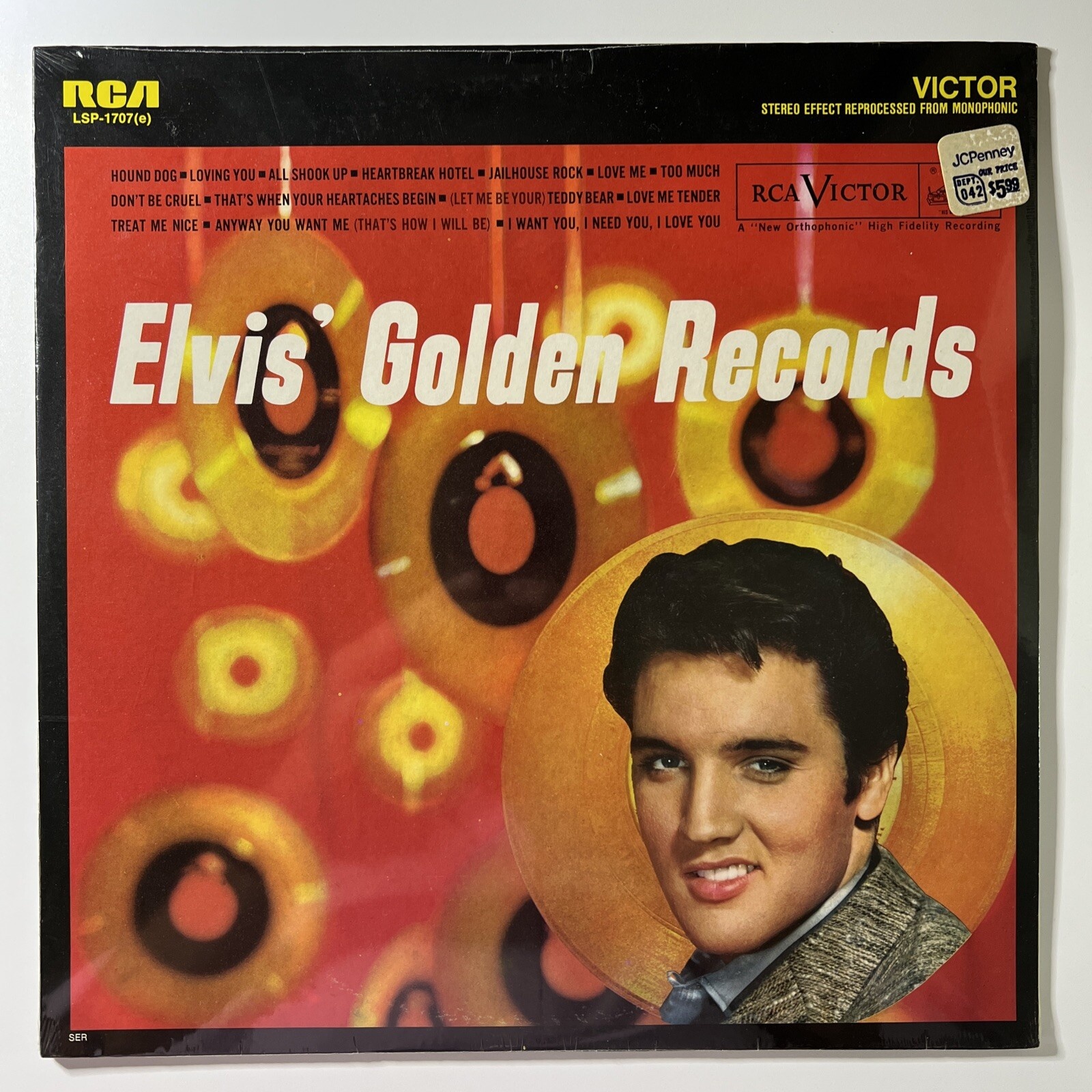 Elvis Presley “Elvis’ Golden Records” SEALED LP/RCA Vic LSP-1707(e) MINT Reissue