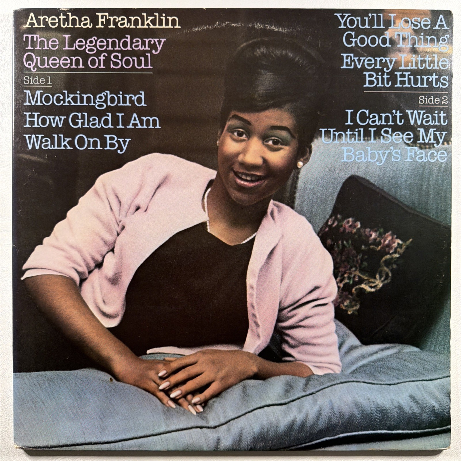 Aretha Franklin - The Legendary Queen Of Soul 2LP Columbia C237377 VG+ Gate 1981