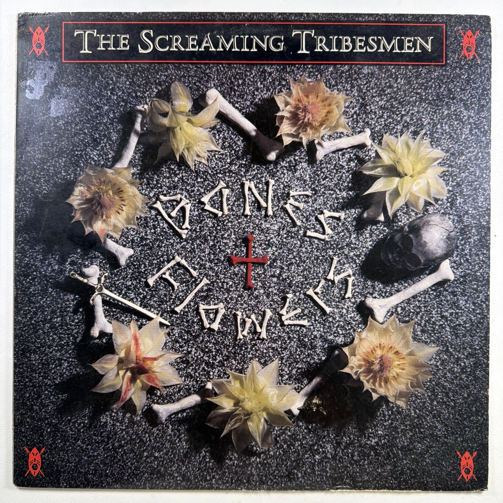 The Screaming Tribesmen - Bones + Flowers LP Speedo Records VG+ 1988 All Rock