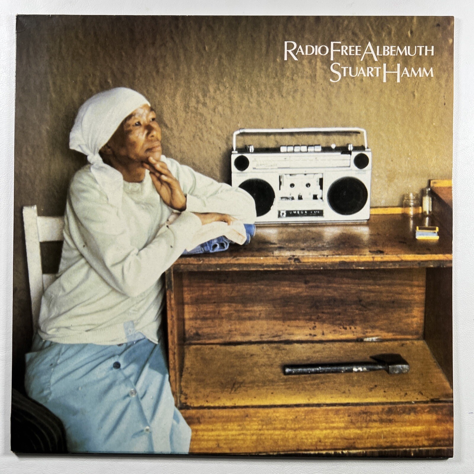 Stuart Hamm “Radio Free Albemuth” LP/Food For Thought Grub9 (NM) France Satriani