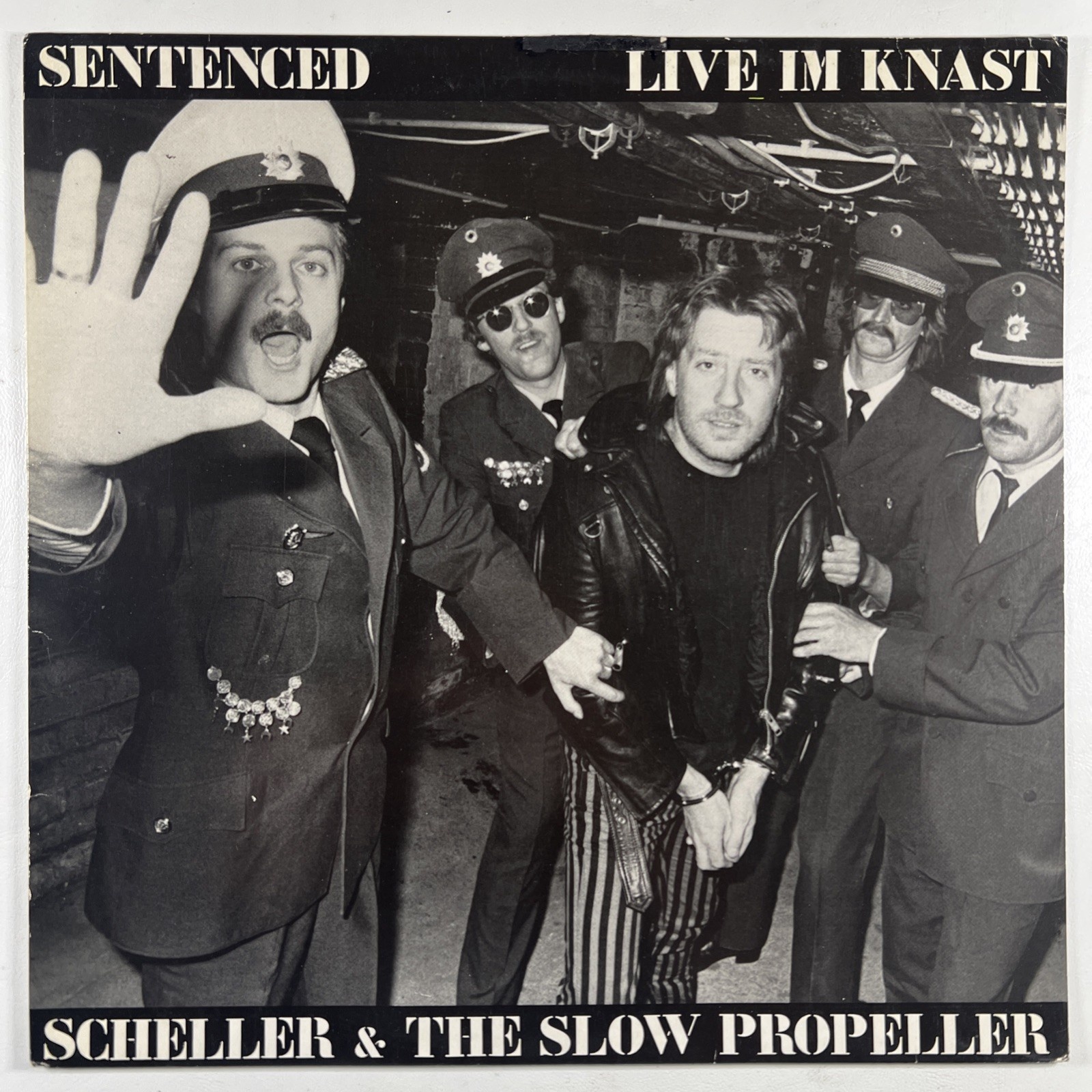 Scheller & The Slow Propeller “Sentenced Live Im Knast” LP/APM (NM) 1983 Germany