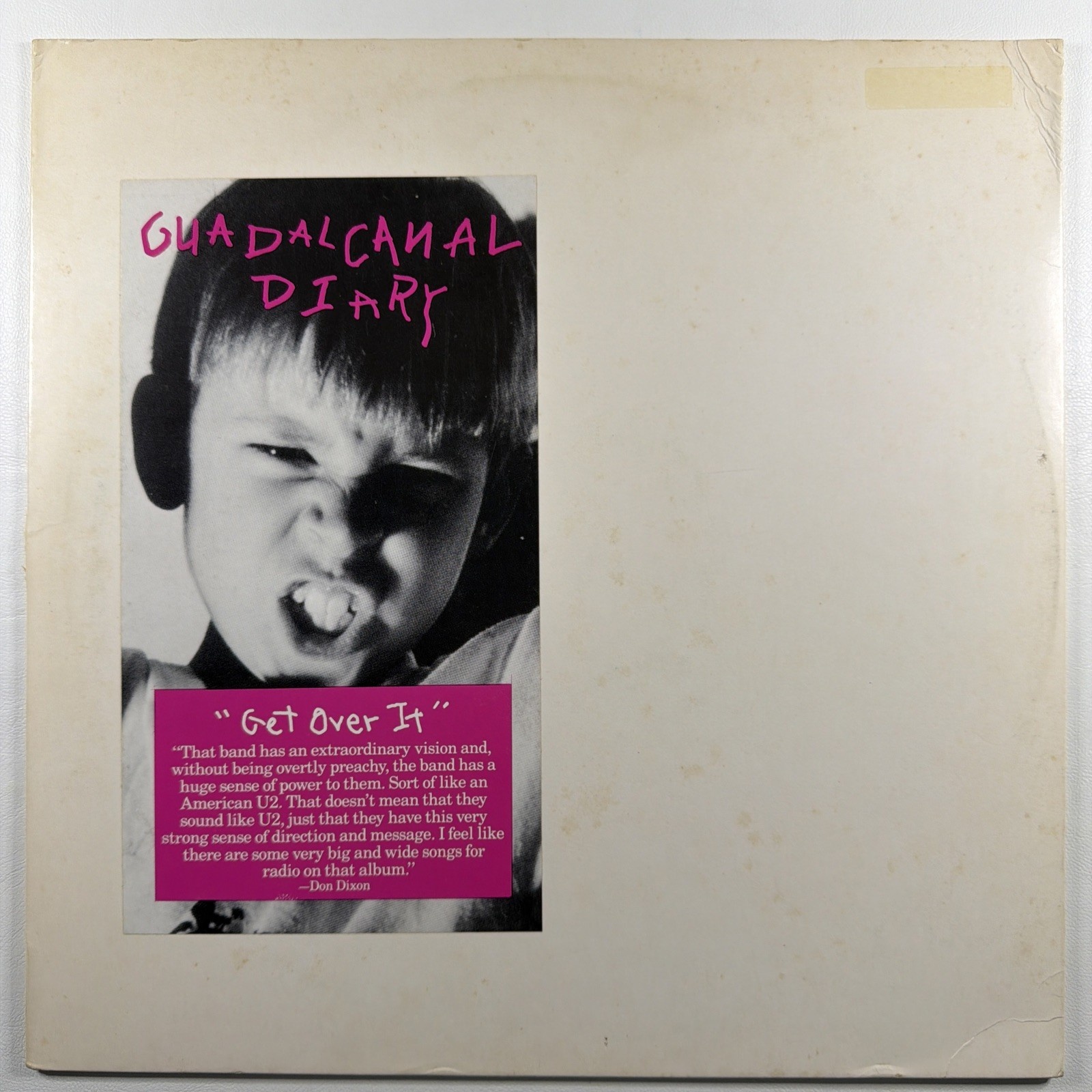 Guadalcanal Diary - Get Over It 12" Test Pressing White Label w/ Hype Sticker NM