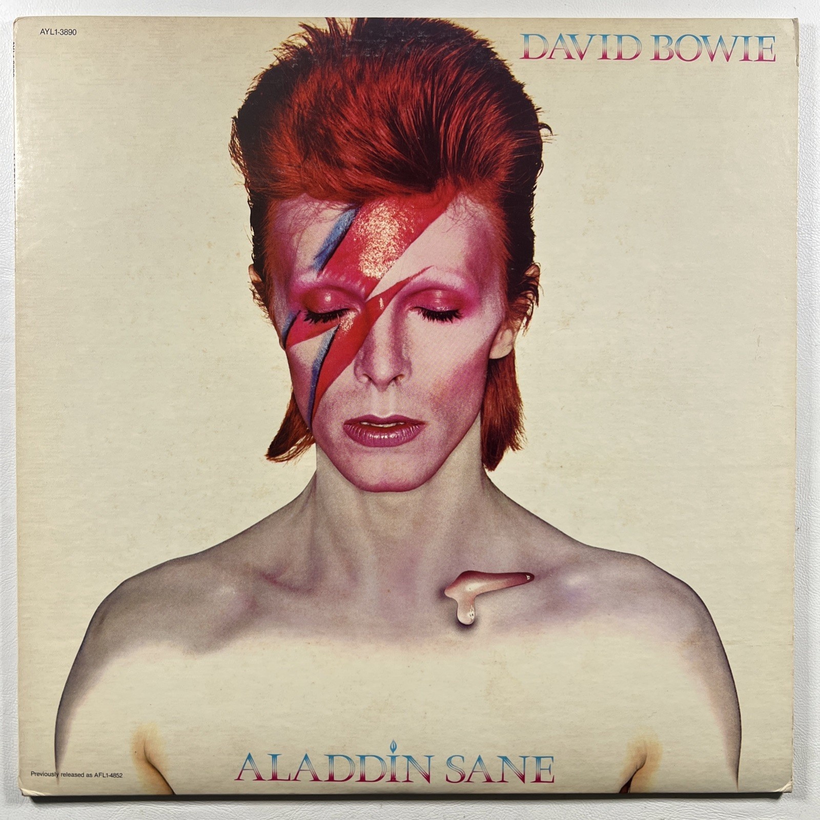 David Bowie - Aladdin Sane LP RCA AYL1-3890 EX 1980 Watch That Man