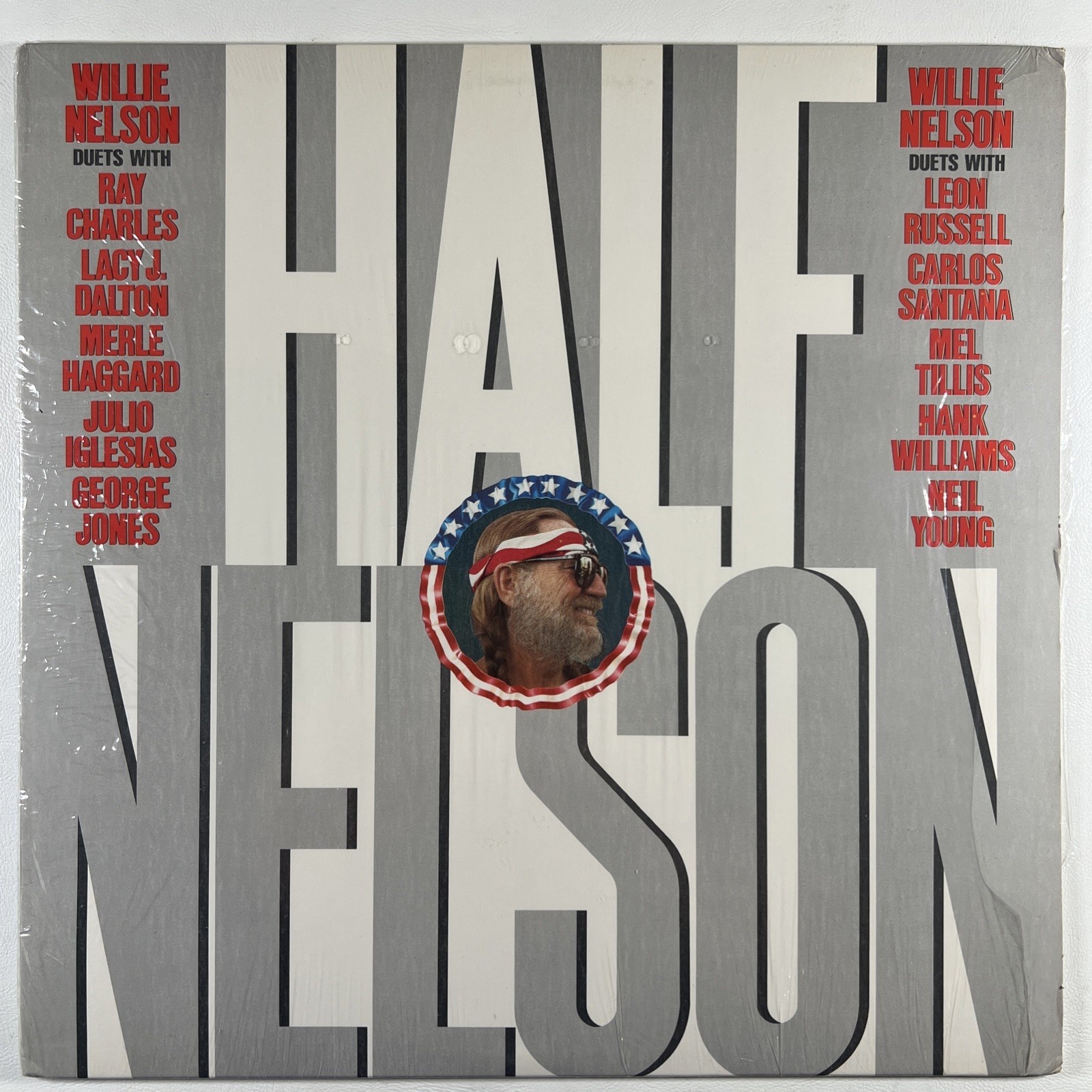 Willie Nelson “Half Nelson” LP/Columbia FC 39990 (NM) Shrink 1985
