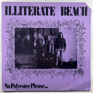 Illiterate Beach “No Polyester Please…” EP/Susstones (EX) 1987 Photo Insert 1987