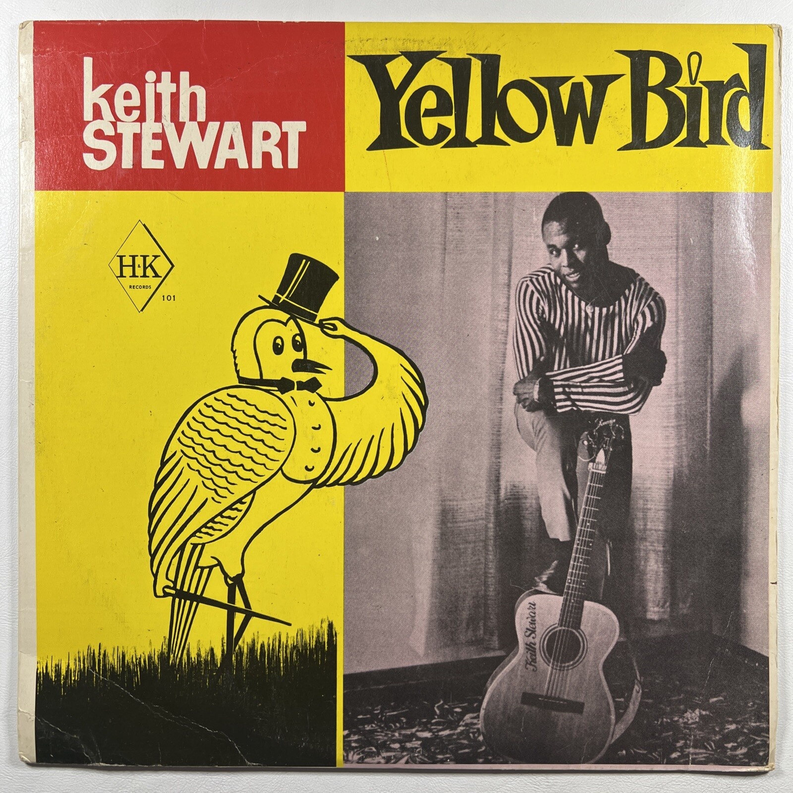 Keith Stewart “Yellow Bird” LP/H&K Records 101 (EX) Mono Jamaica Reggae