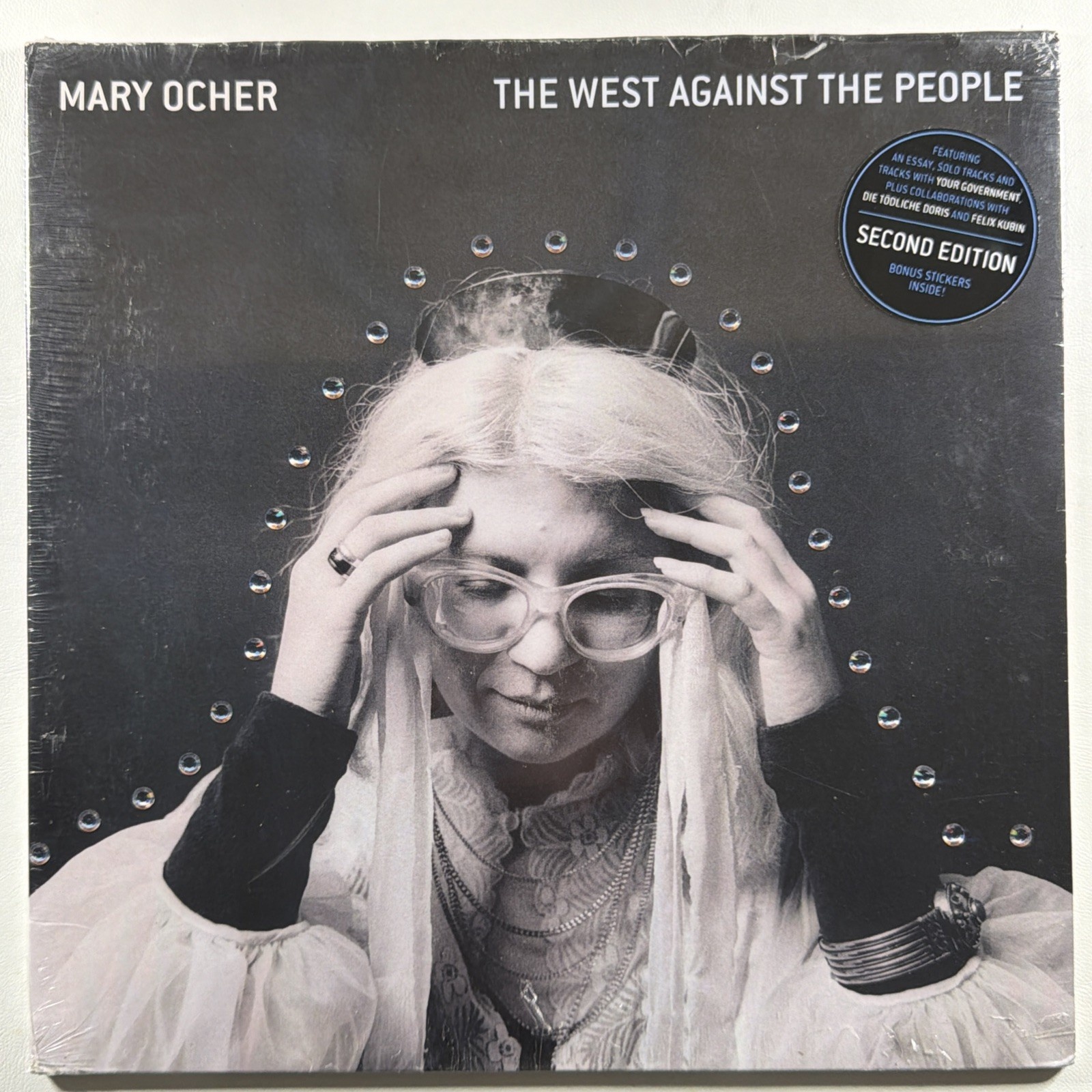 Mary Ocher - The West Against The People LP Klangbad Sealed 2017 Gate Stickers