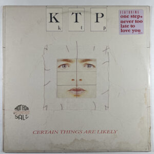 KTP “Certain Things Are Likely” LP/Mercury (NM) 1986 Promo Hype Sticker