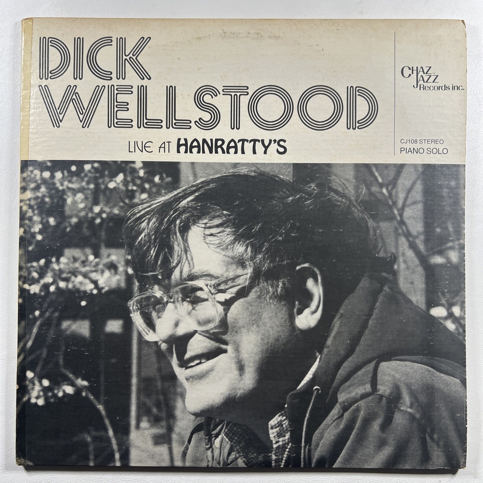 Dick Wellstood “Live At Hanratty's” 2LP/Chaz Jazz CJ108 (EX) Gatefold 1981