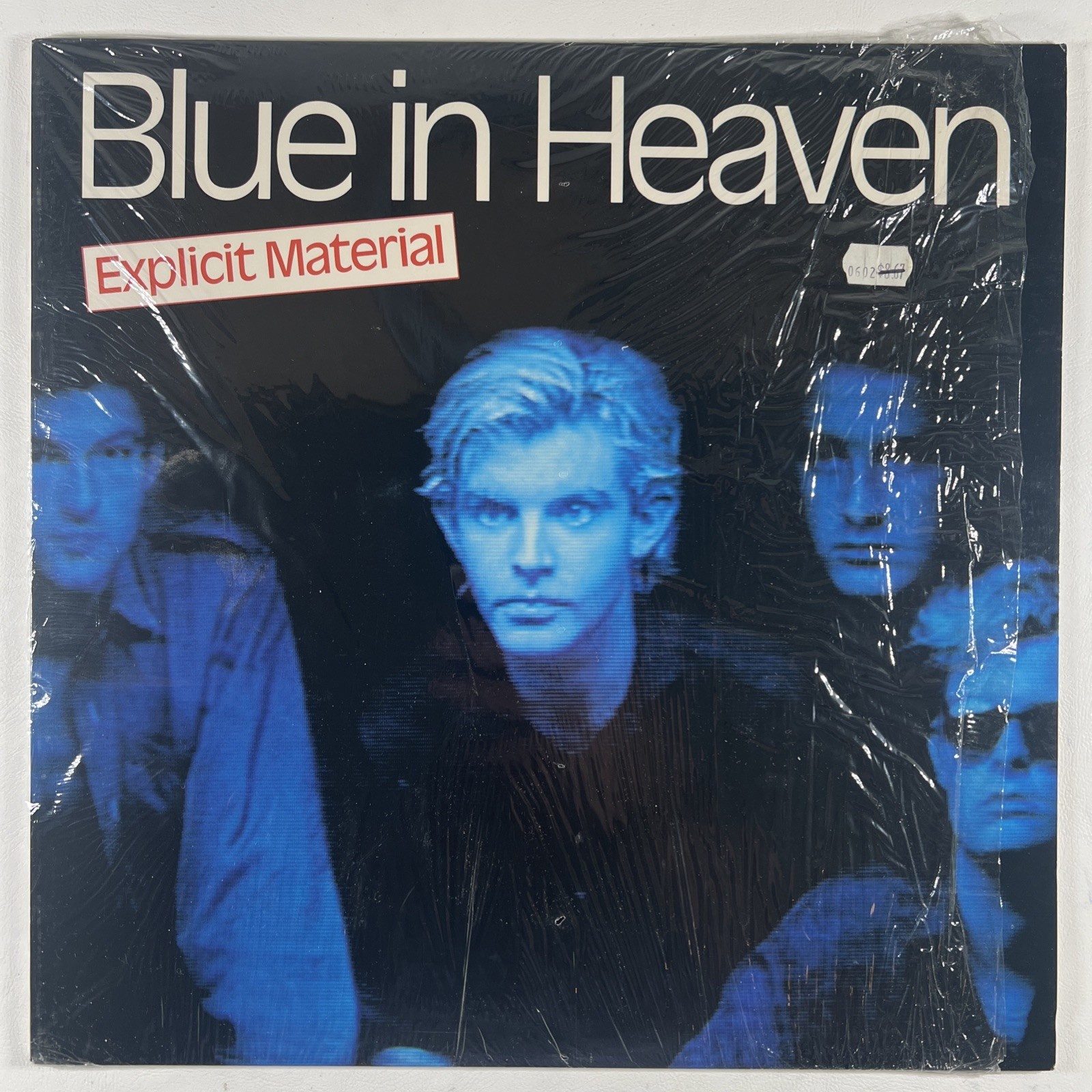 Blue In Heaven - Explicit Material LP Island 90511-1 (EX) Shrinkwrap 1986 Rock
