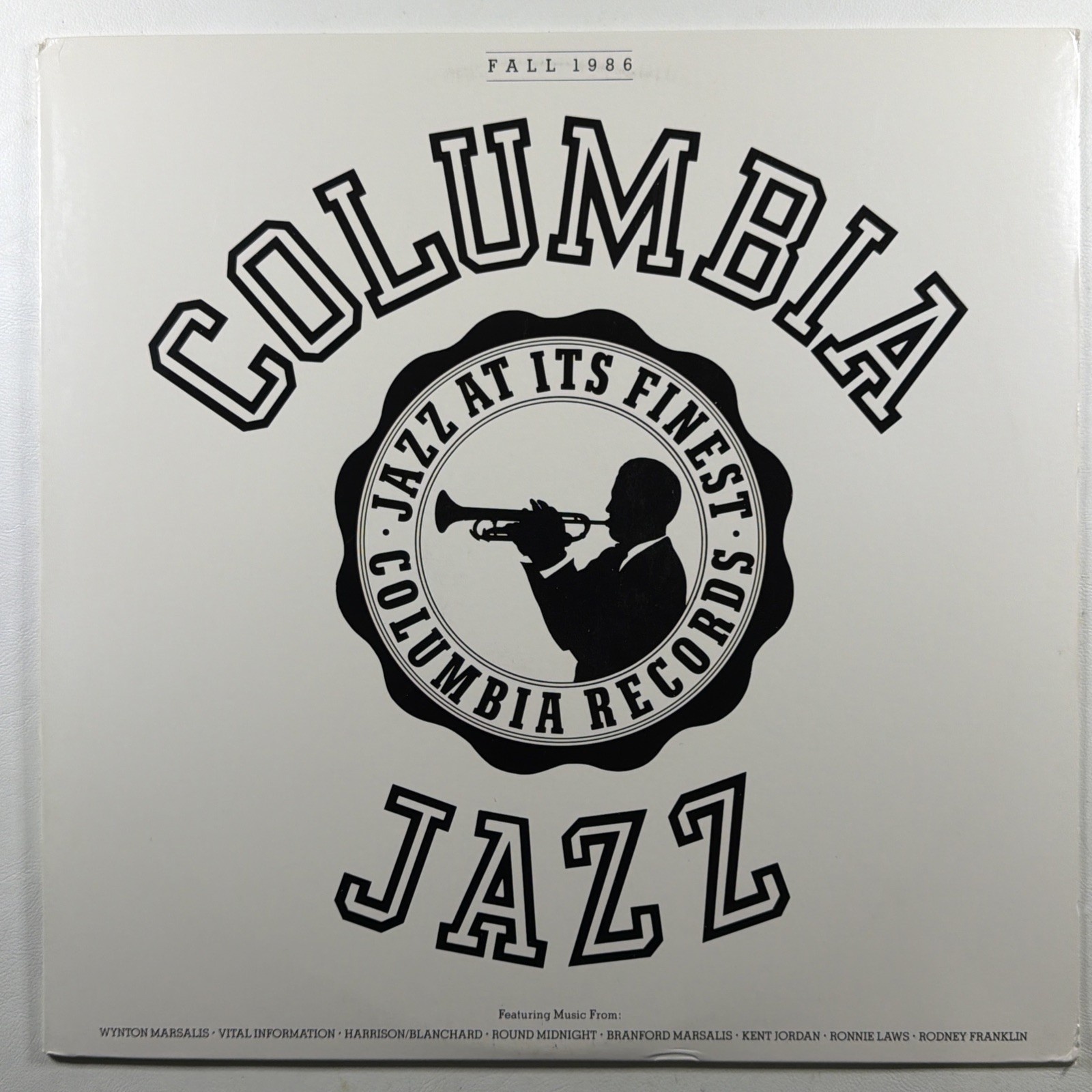 Columbia Jazz Fall 1986 - Wynton Branford Marsalis CAS 2525 NM 1986 Promo