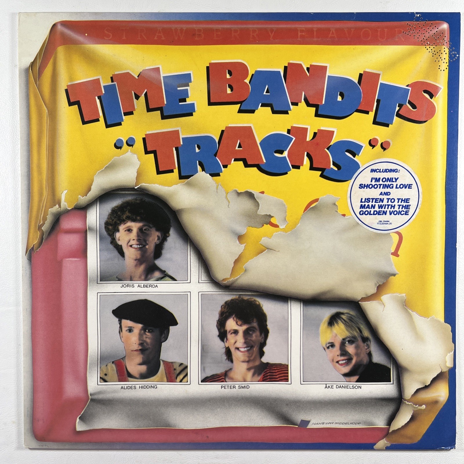 Time Bandits “Tracks” LP/CBS 25484 (NM) 1983 Netherlands Hype Sticker Synth-Pop