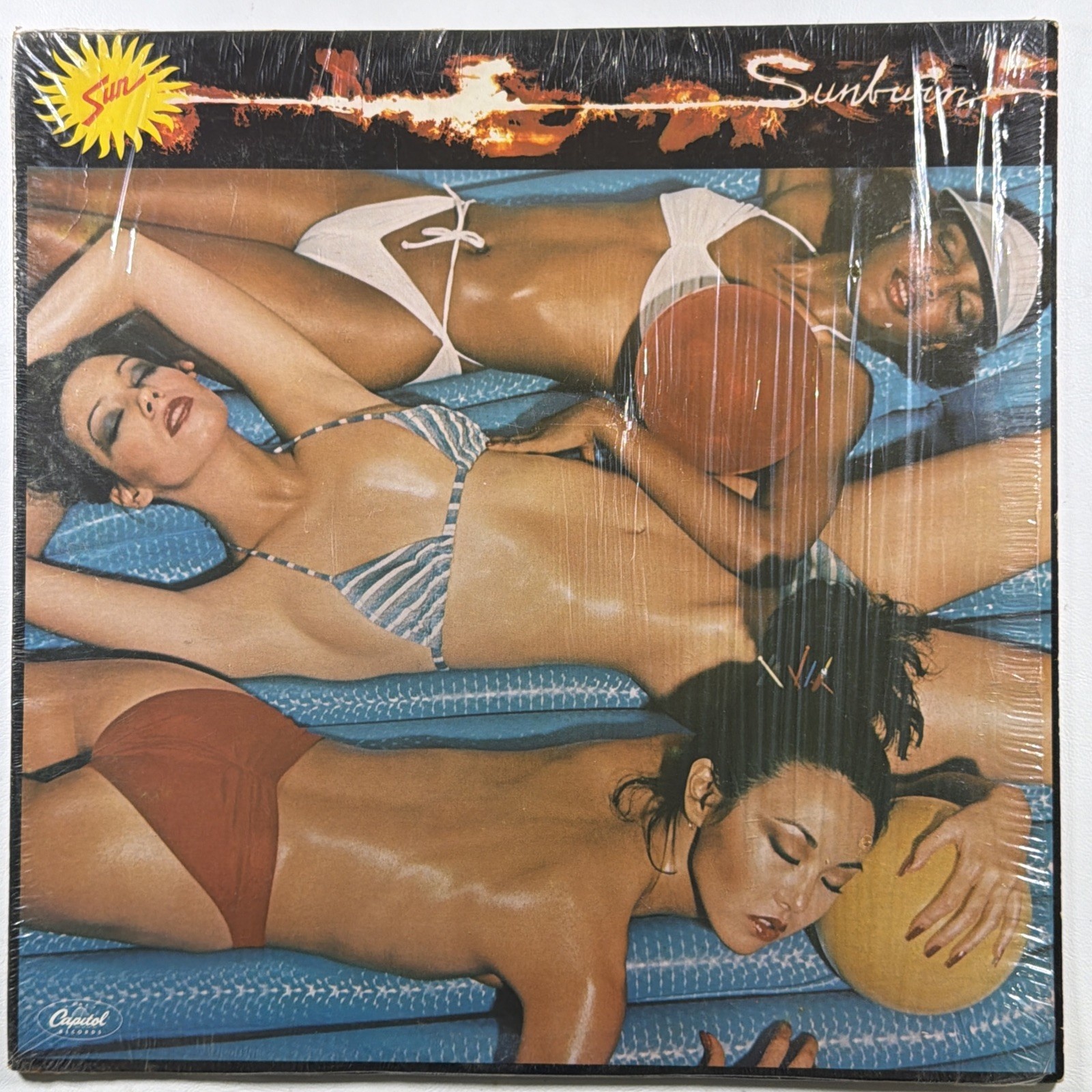 Sun - Sunburn LP Capitol Records ST-11723 EX Funk Soul Disco 1978 Shrink