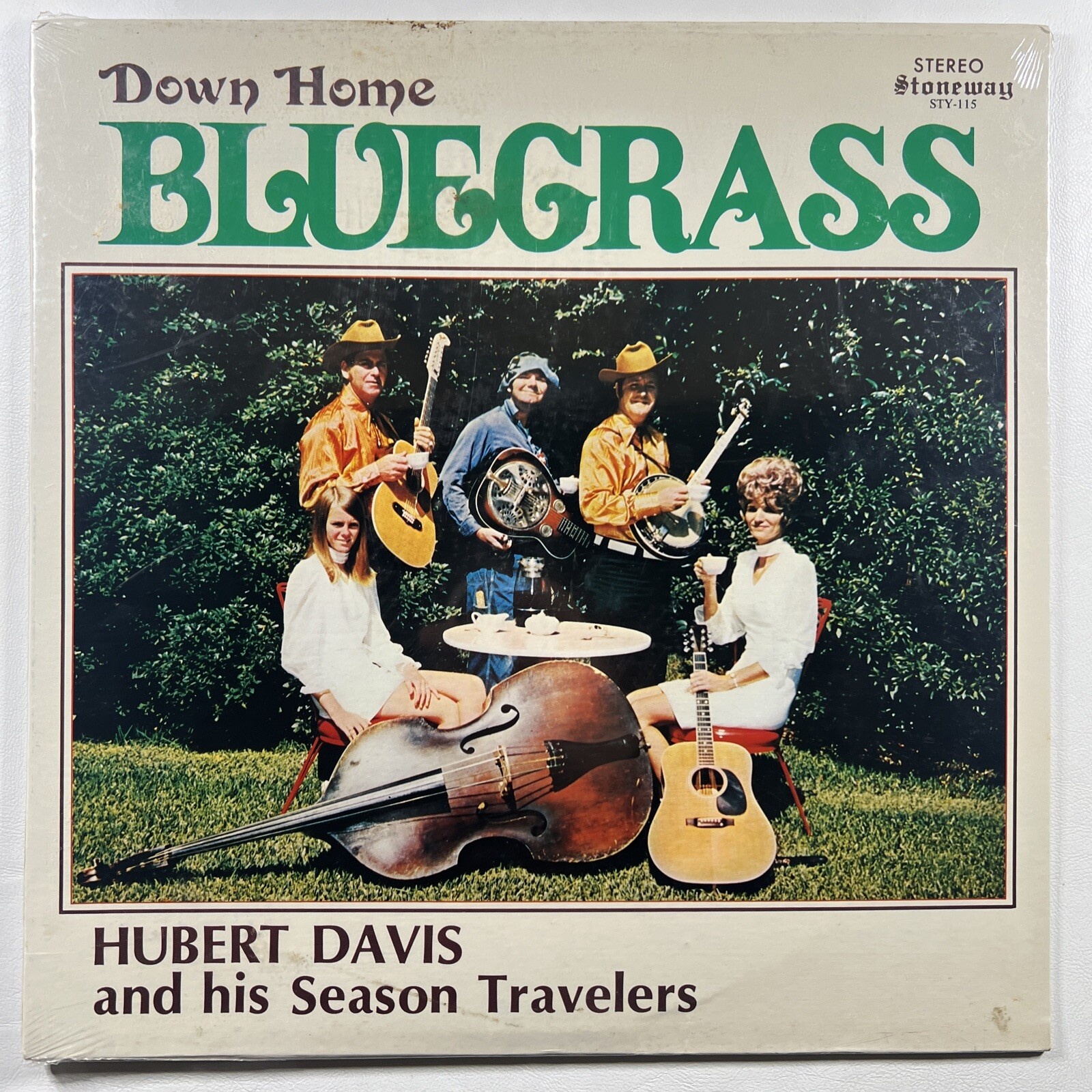 Hubert Davis “Down Home Bluegrass” LP/Stoneway STY-115 (Sealed) 1971