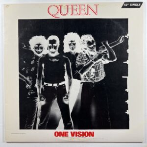 Queen “One Vision / Blurred Vision” LP/12” Single Capitol V-15210 (EX) 1985
