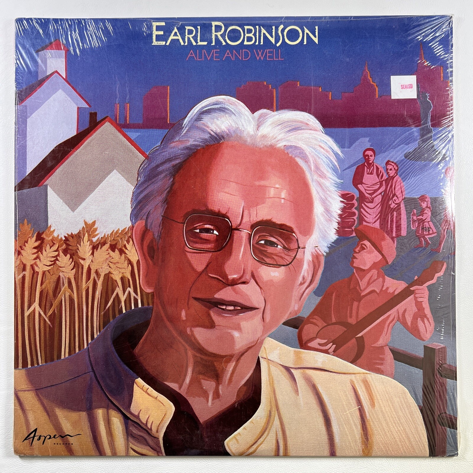 EARL ROBINSON “Alive And Well” (SEALED) 1986 LP/Aspen APN30101