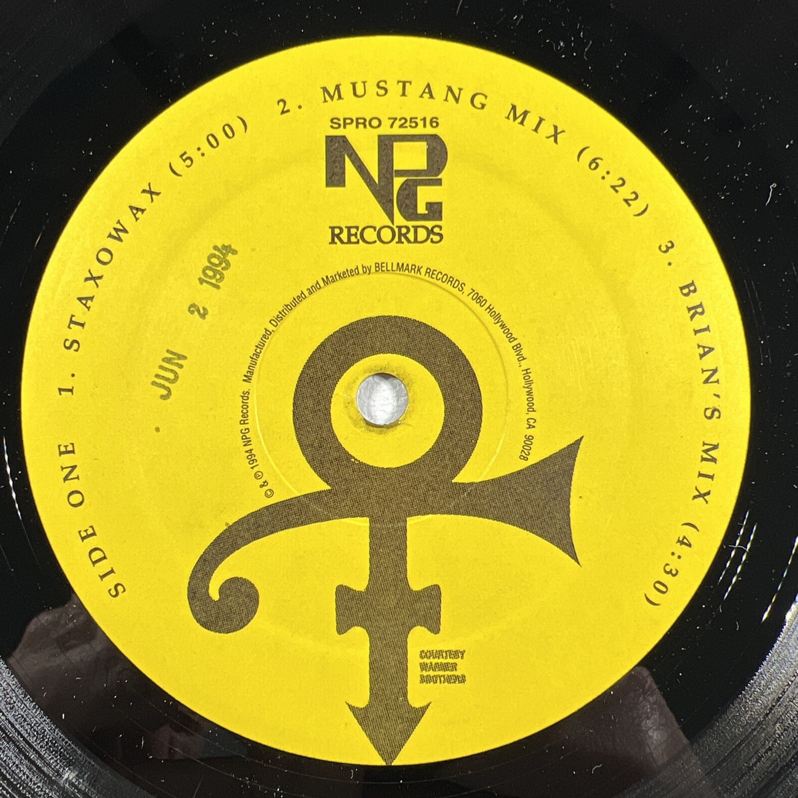 Prince “The Beautiful Experience” LP/12” Single (5 mixes) SPRO 72516 (EX) 1994