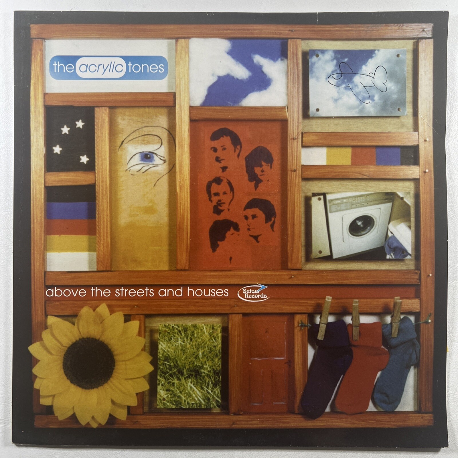 The Acrylic Tones “Above the Streets and Houses” LP/Detour DRLP014 (EX) 1997 UK