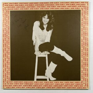 Jane Duboc “Jane Duboc” LP/SOM DA GENTE (EX) Autographed Brazil 1982 Lyric Sheet