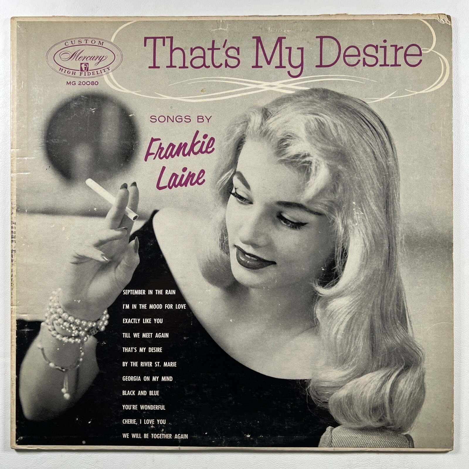 FRANKIE LAINE “That's My Desire” LP/ Mercury MG-20080 (VG+) Mono
