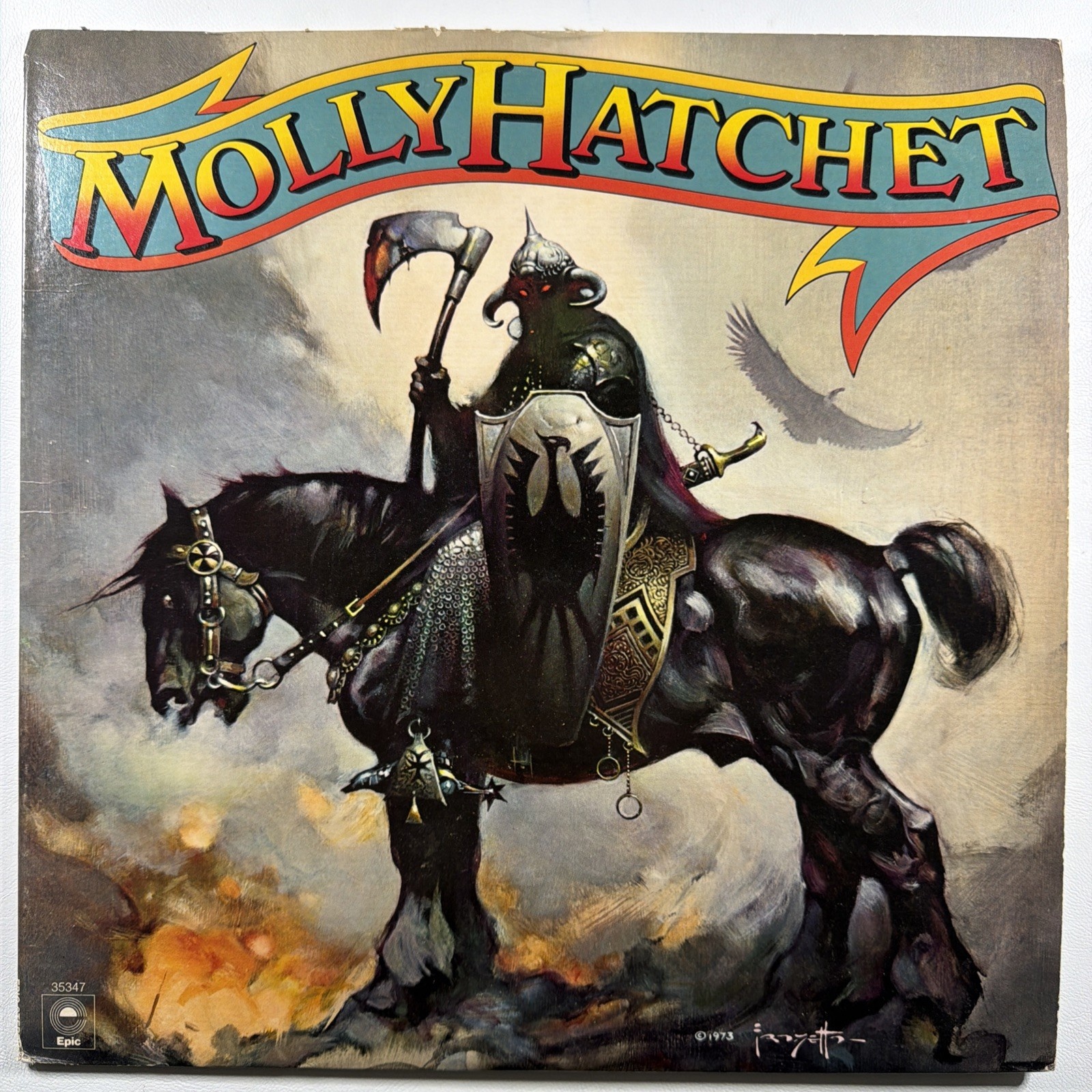 Molly Hatchet - Self Titled LP Epic JE-35347 EX 1978 Southern Rock
