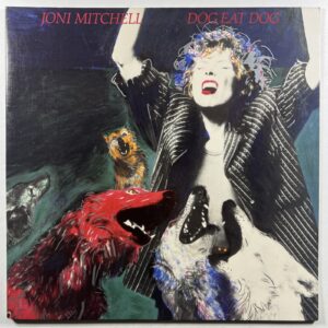 Joni Mitchell - Dog Eat Dog LP Geffen GHS 24074 EX 1985 Ethiopia