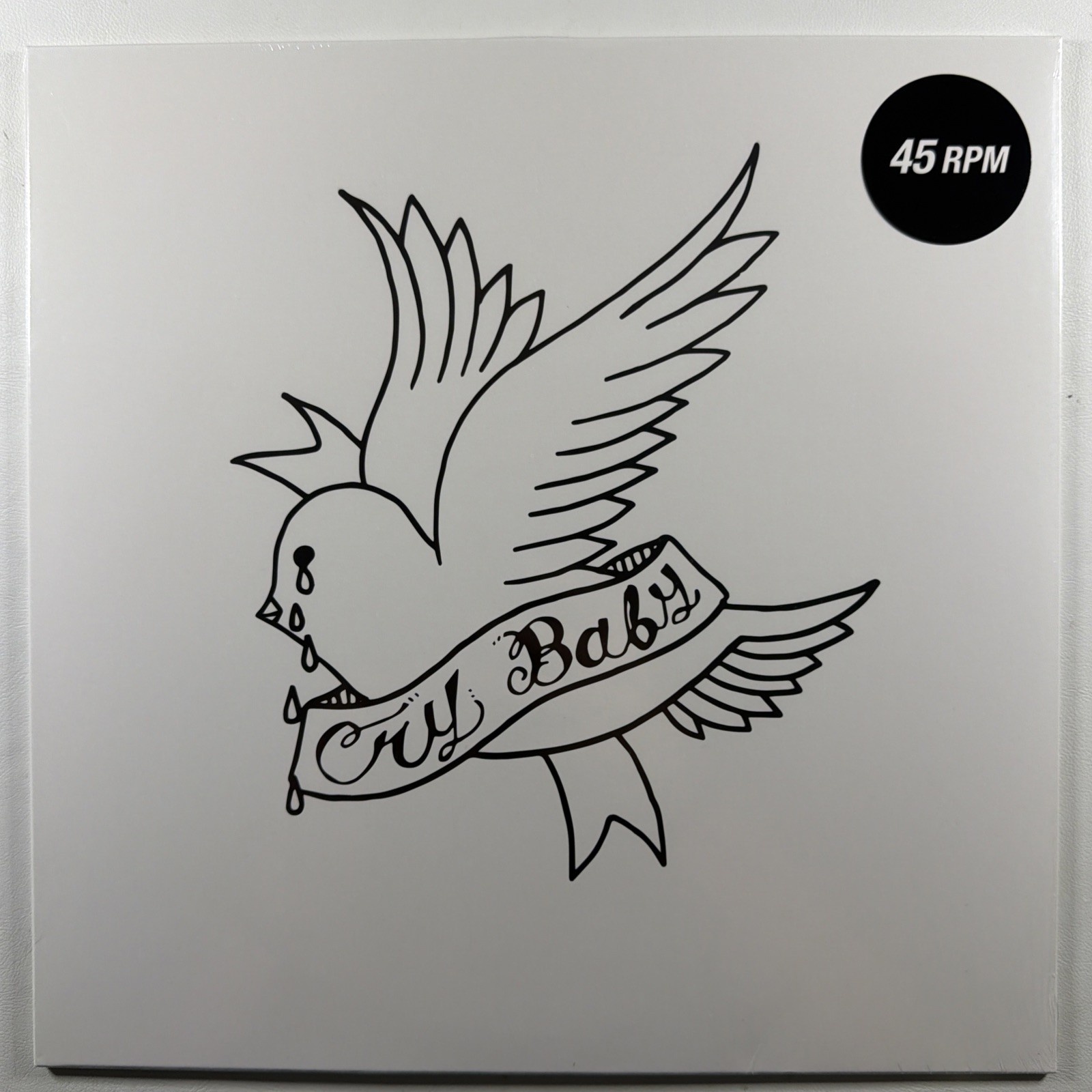 Lil Peep – Crybaby LP Death Note Sealed White 45RPM 2023 Anniversary Reissue