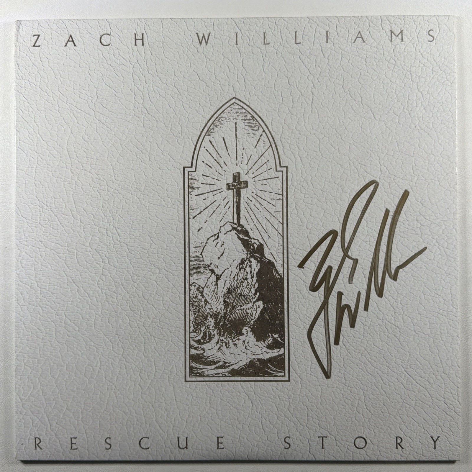 Zach Williams - Rescue Story LP/Essential (NM) Autographed Brown 2020 Insert