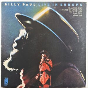 Billy Paul - Live In Europe LP Philadelphia International EX 1974 Me & Mrs Jones