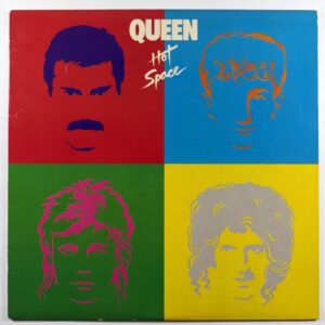 Queen - Hot Space LP Elektra E1-60128 EX 1982 Under Pressure
