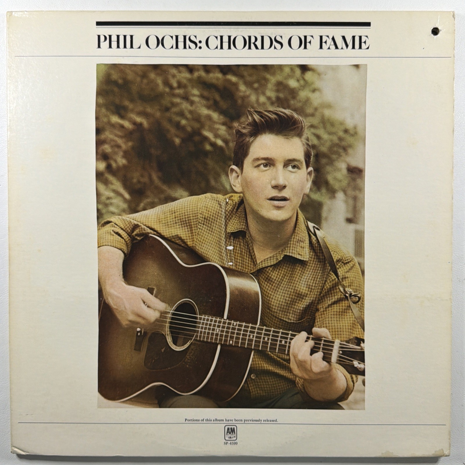 Phil Ochs - Chords Of Fame 2LP A&M SP-4599 EX 1976 White Label Promo Gatefold