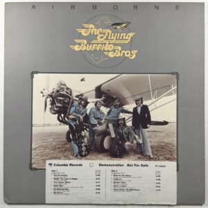The Flying Burrito Bros - Airborne LP Columbia PC 34222 NM White Promo 1976