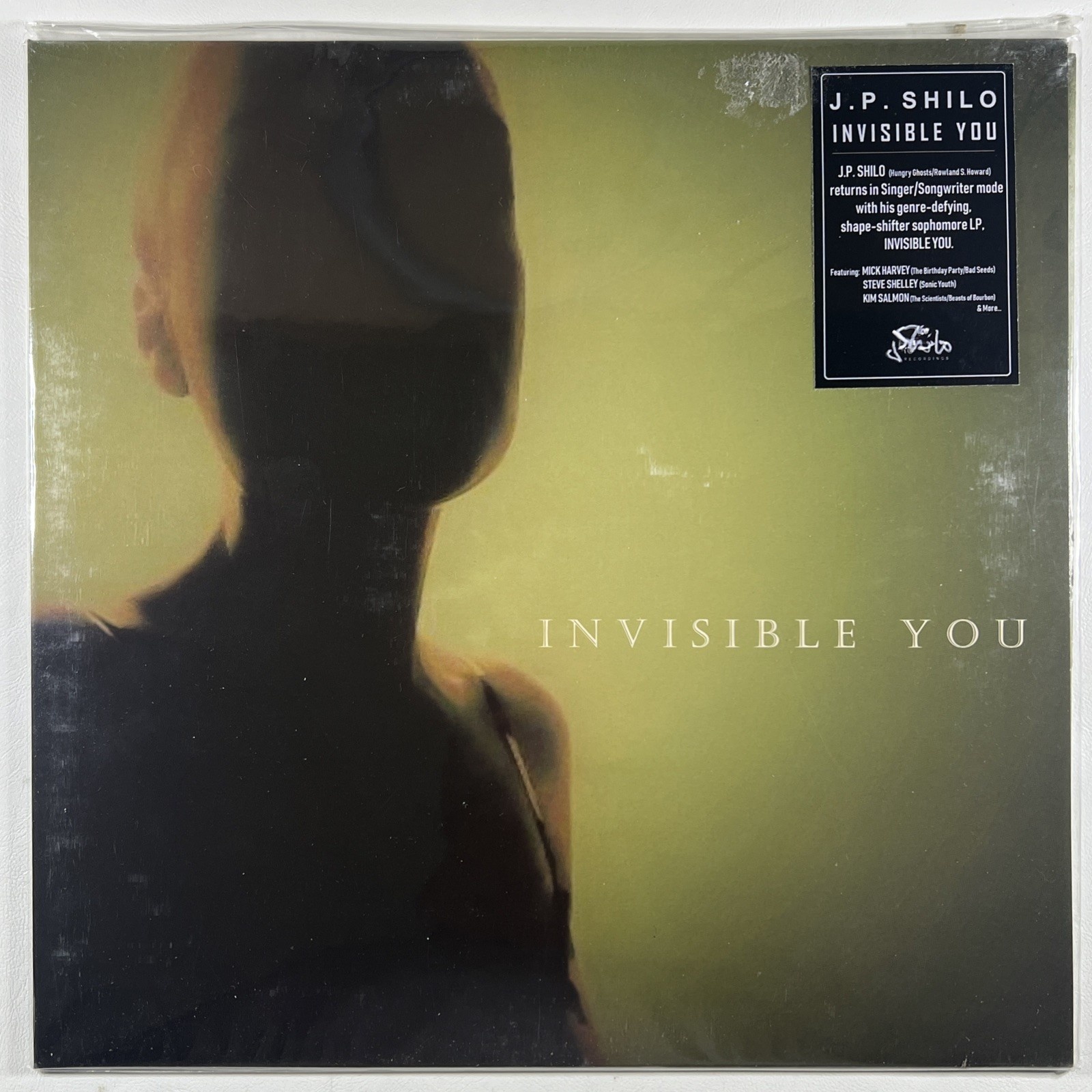 J.P. Shilo - Invisible You LP Self-Released NM 2019 Australia 180g