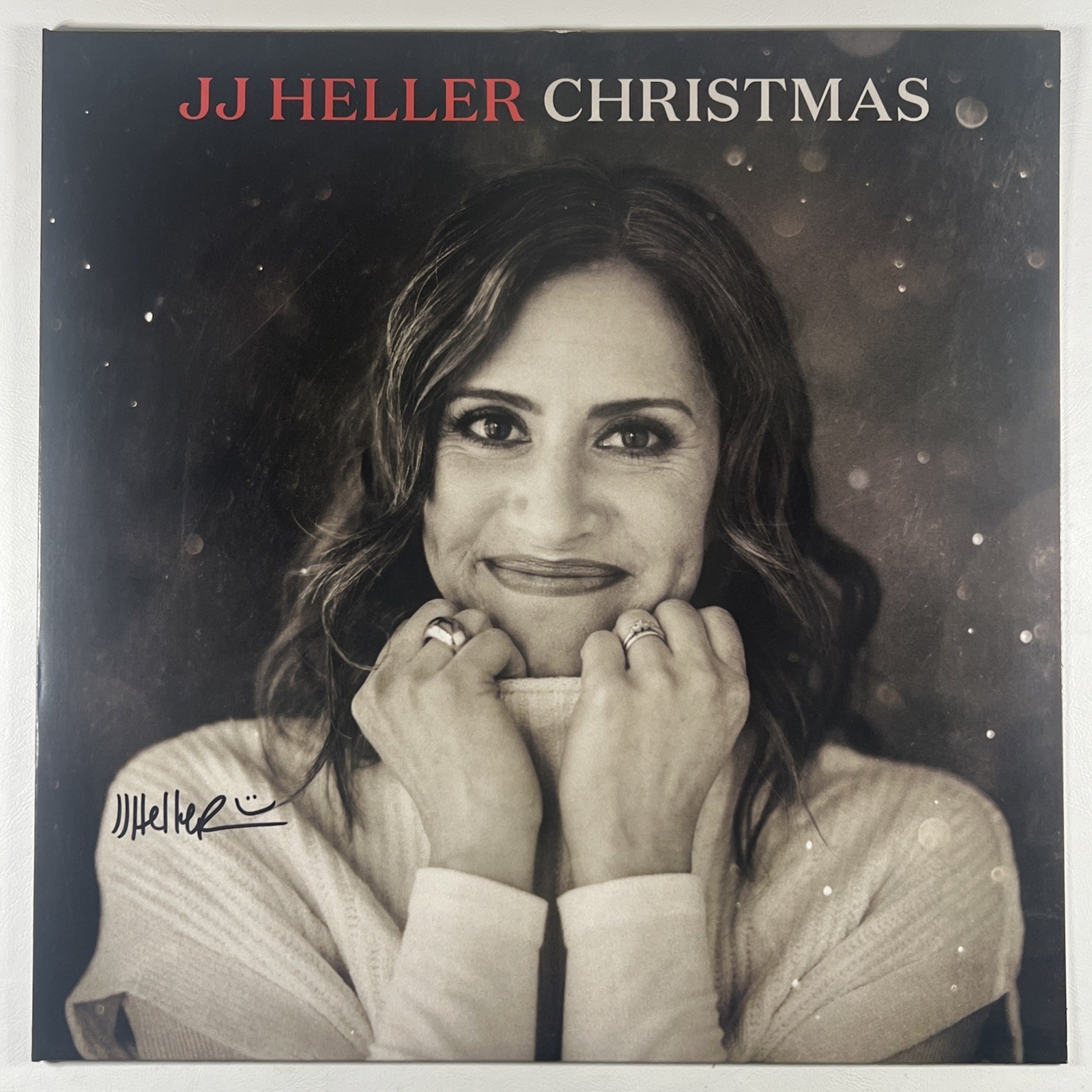 JJ Heller - Christmas LP Stonetable Records 2025 Red Vinyl 140g Autographed