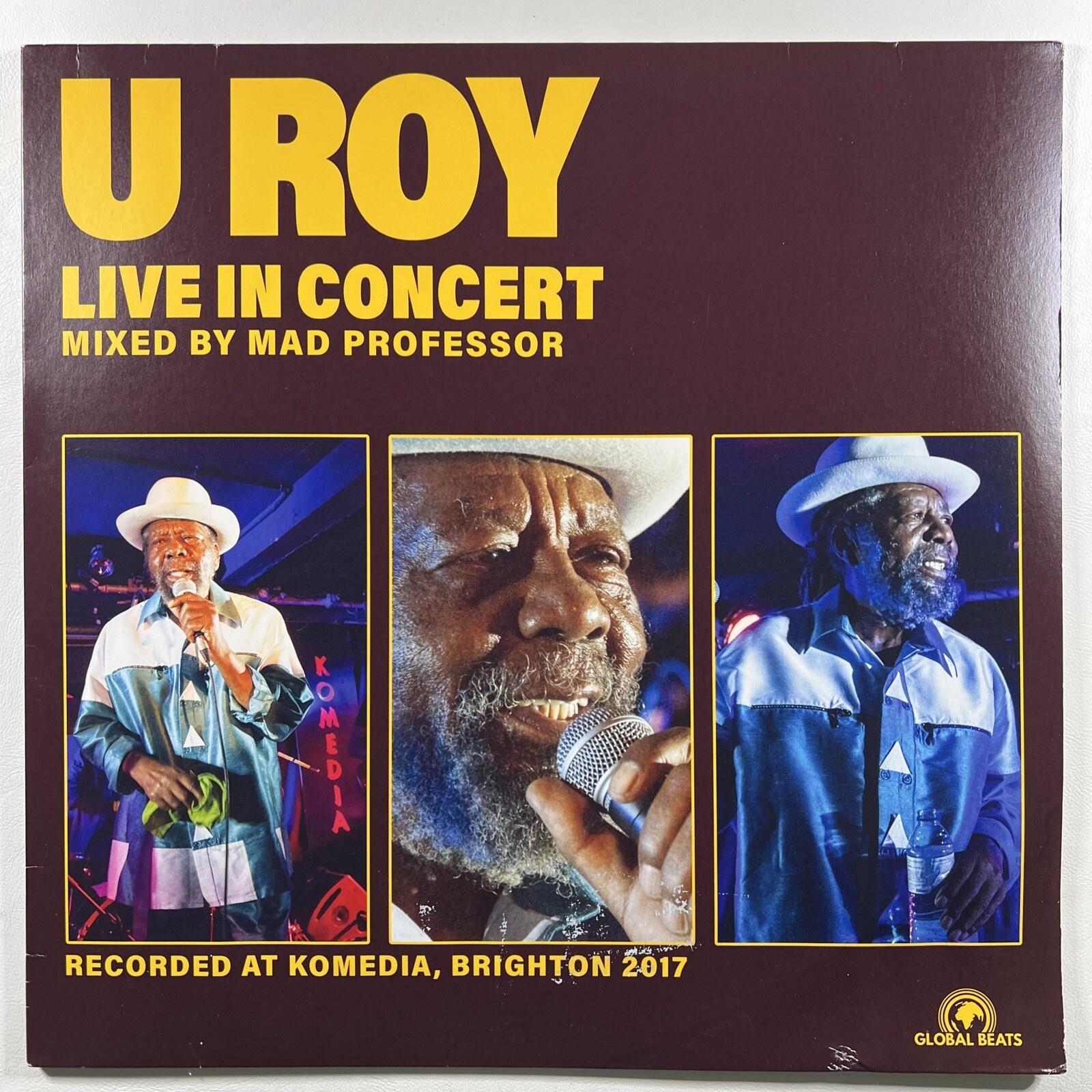 U Roy “Live In Brighton” LP/Global Beats GB005 (EX) Live UK 2022