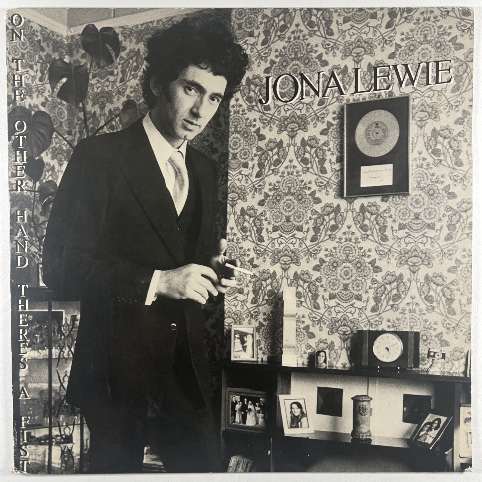 Jona Lewie - On the Other Hand There’s a Fist LP Stiff VG+ 1978 UK Orange