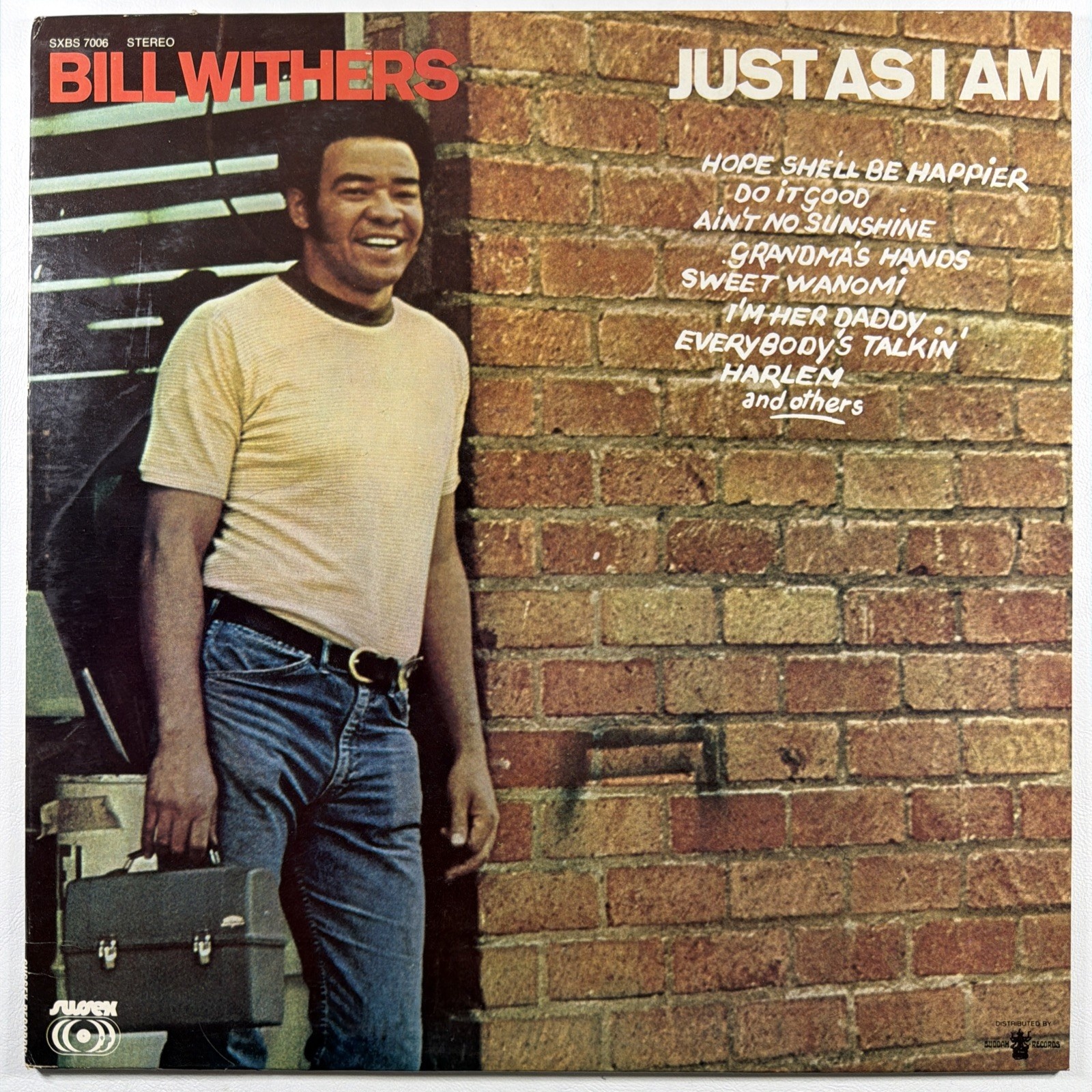 Bill Withers - Just As I Am LP Sussex SXBS 7006 VG+ 1971 Ain’t No Sunshine