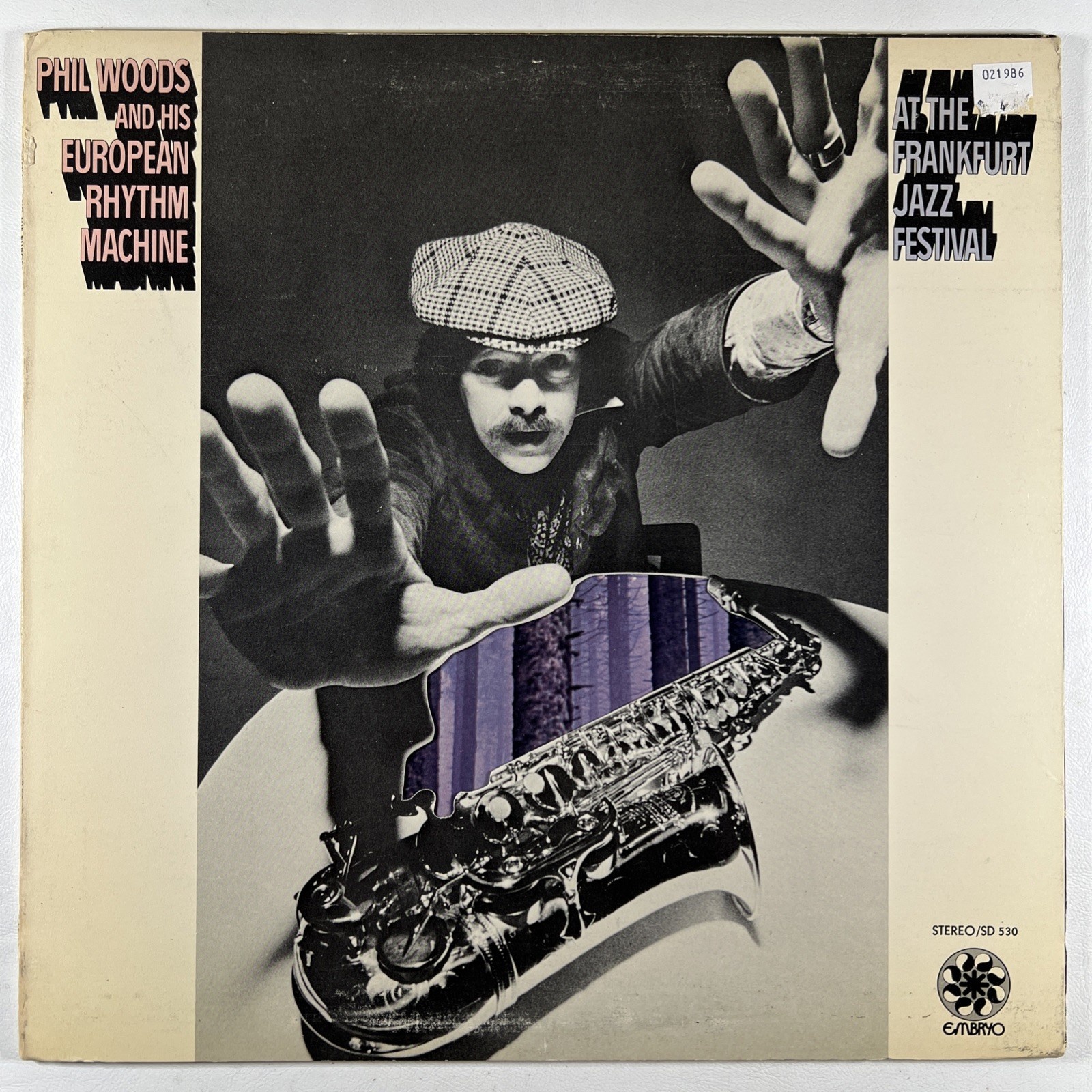 Phil Woods … “At the Frankfurt Jazz Festival” LP/Embryo SD 530 (EX) 1971 Die Cut